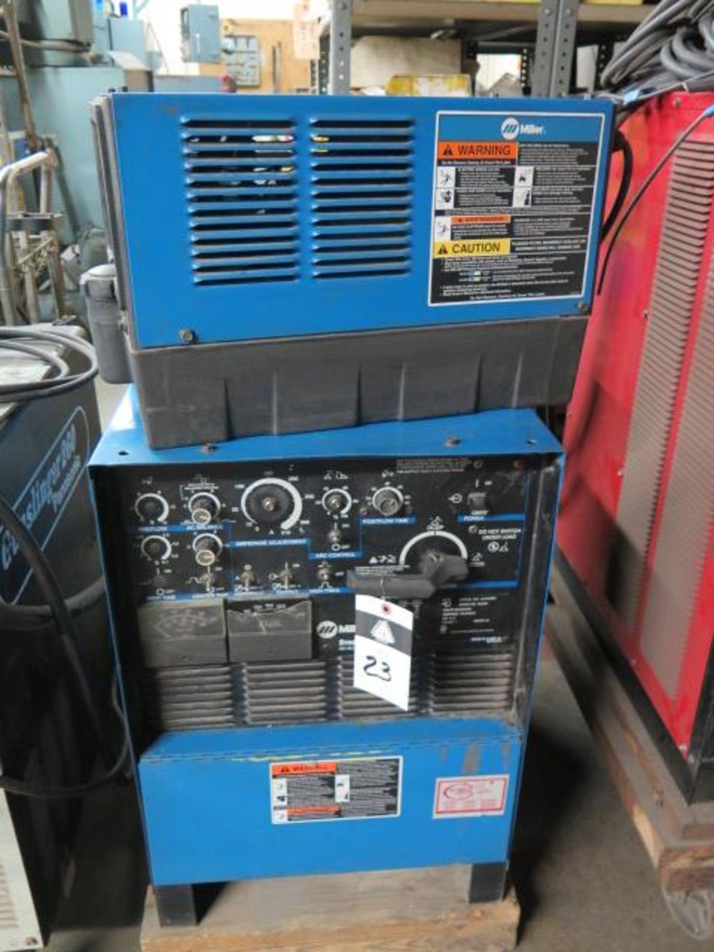 Miller Syncrowave 250 CC-AC/DC Arc Welding Power Source w/ Miller Coolmate-3 Cooling, SOLD AS IS