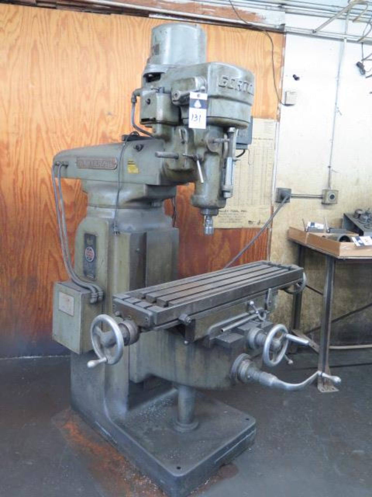 Gorton 1-22 “Master Mill” Vertical Mill w/ Power Feed. 10” x 42” Table (SOLD AS-IS - NO WARRANTY) - Image 3 of 9