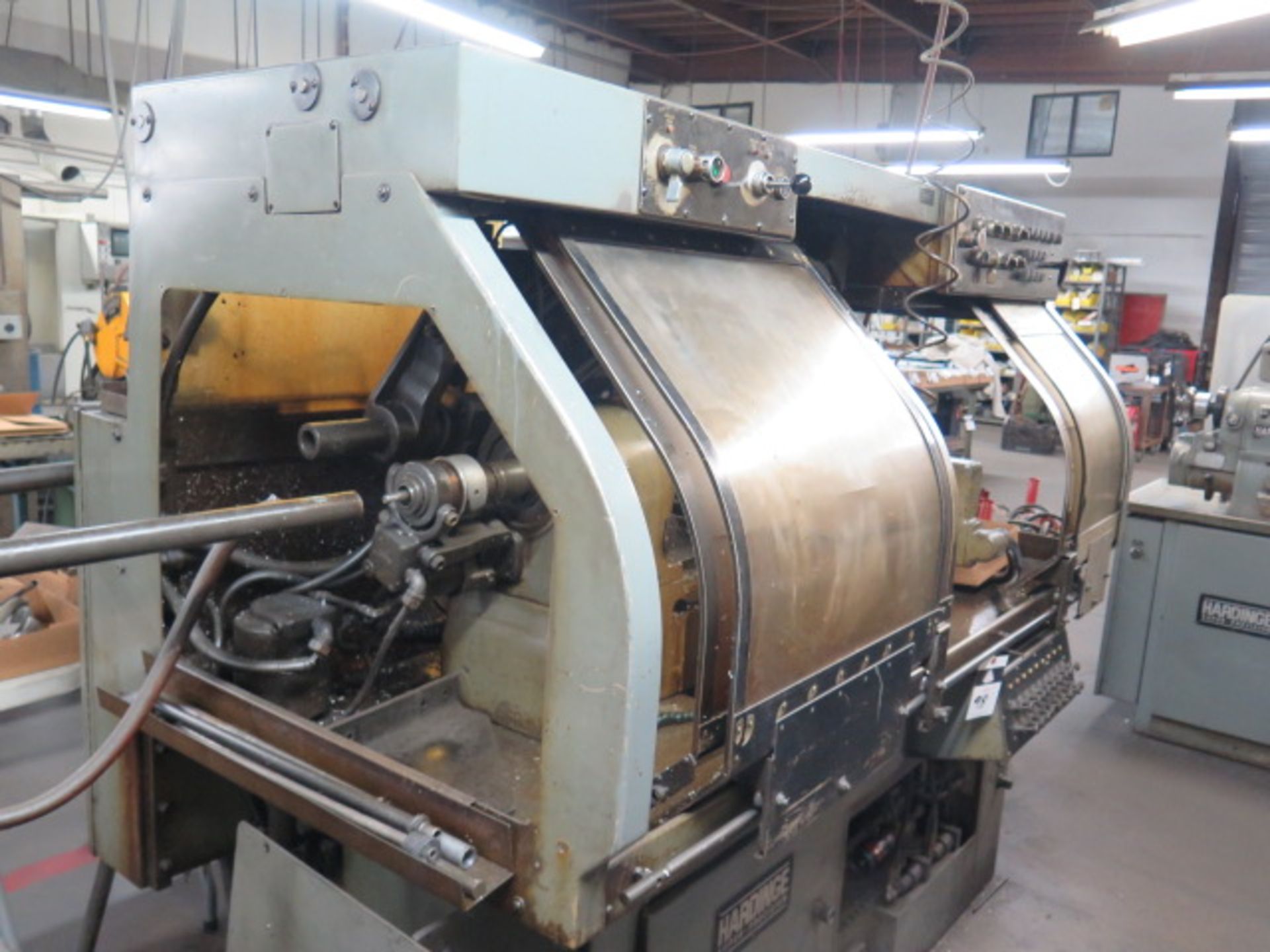 Hardinge AHC Automatic Hand Chucker w/ Hardinge Controls, 8-Station Turret, Auto Cycles, SOLD AS IS - Image 2 of 14