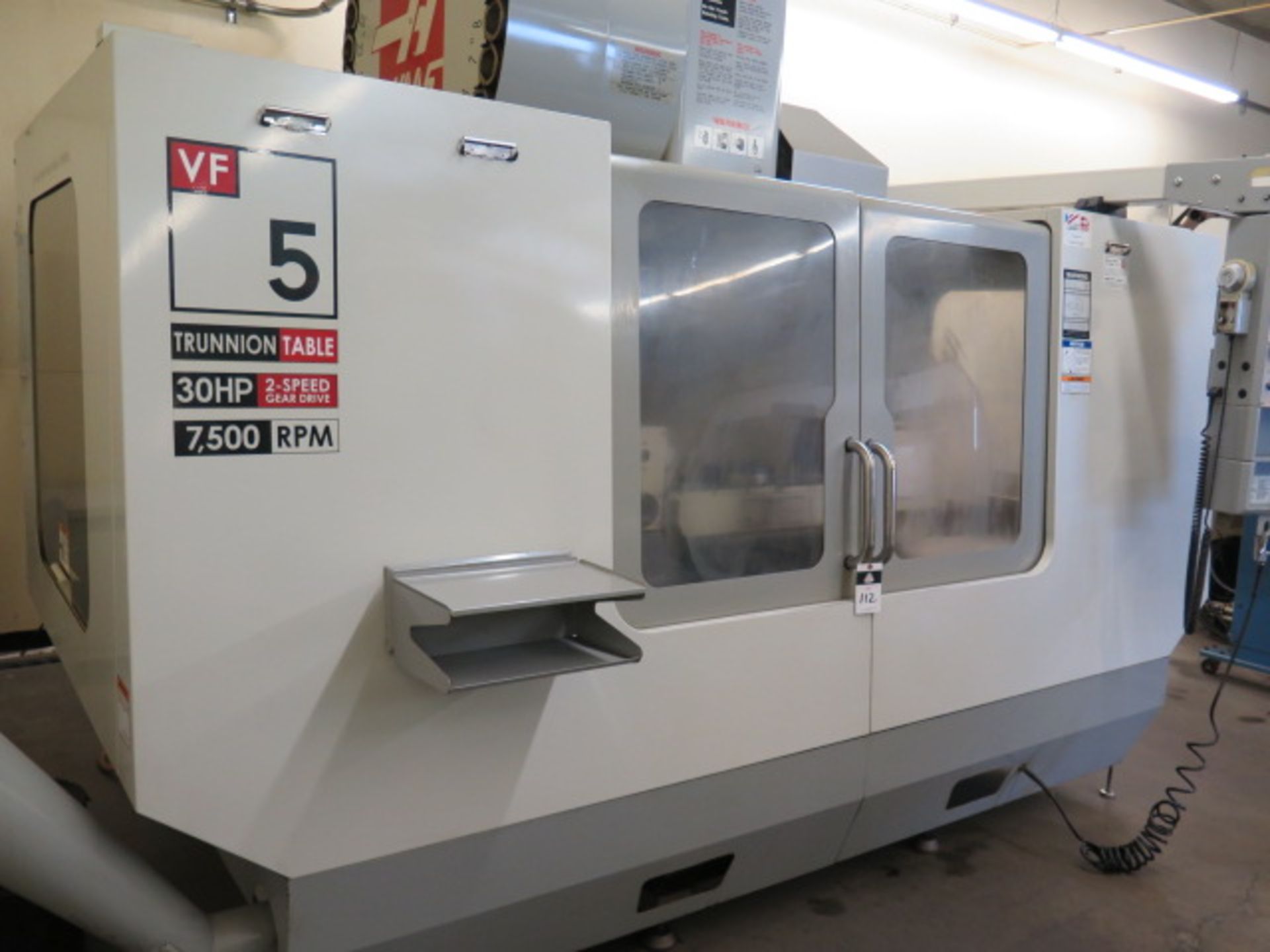 2005 Haas VF5/50TR 5-Axis Trunnion CNC VMC s/n 45847 w/ Haas Controls, 30-Station ATC, SOLD AS IS - Image 3 of 24