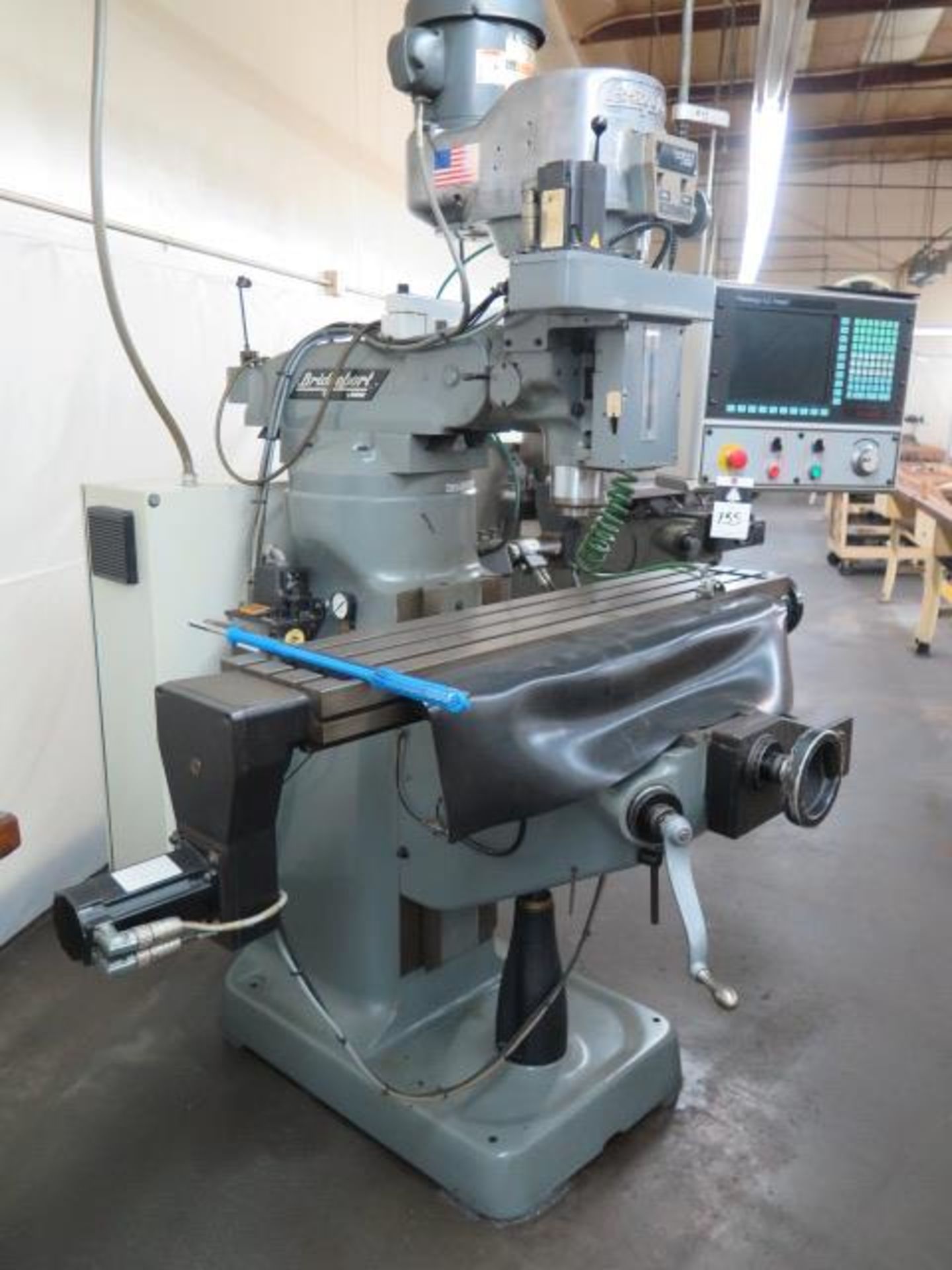 Bridgeport / Hardinge 3-Axis CNC Mill s/n HDNG2098FX w/ Hardinge EZ Vision Controls, 2Hp, SOLD AS IS - Image 2 of 13