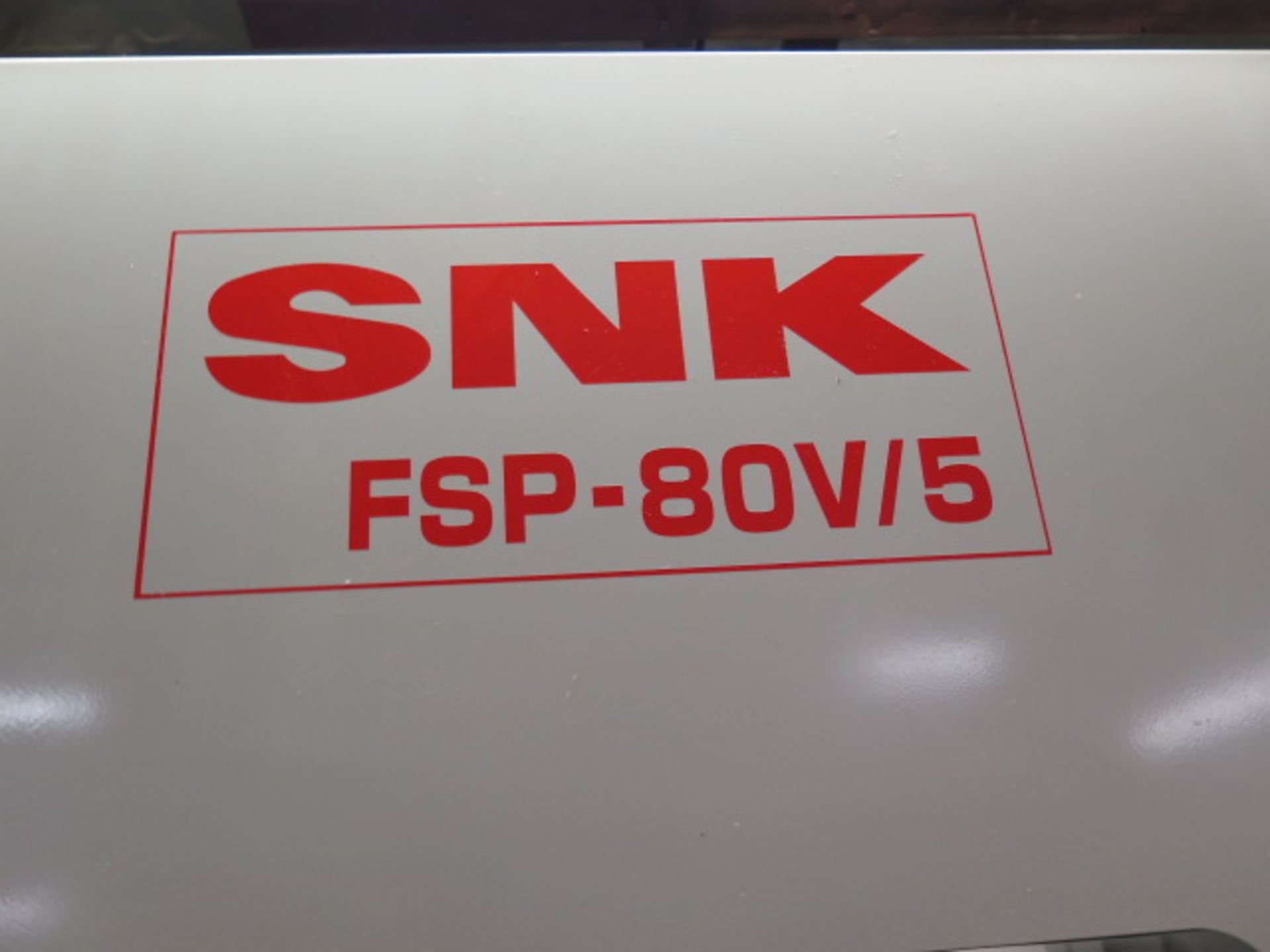 SNK FSP-80 V-5 5-Axis “Titanium Milling Machine s/n 453068 w/ Fanuc Series 31i-MODEL A5, SOLD AS IS - Image 15 of 22