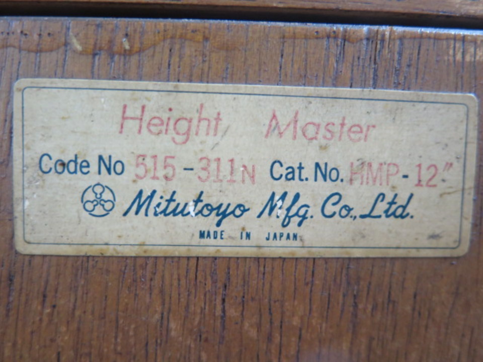 Mitutoyo 12" Height Master (SOLD AS-IS - NO WARRANTY) - Image 4 of 4