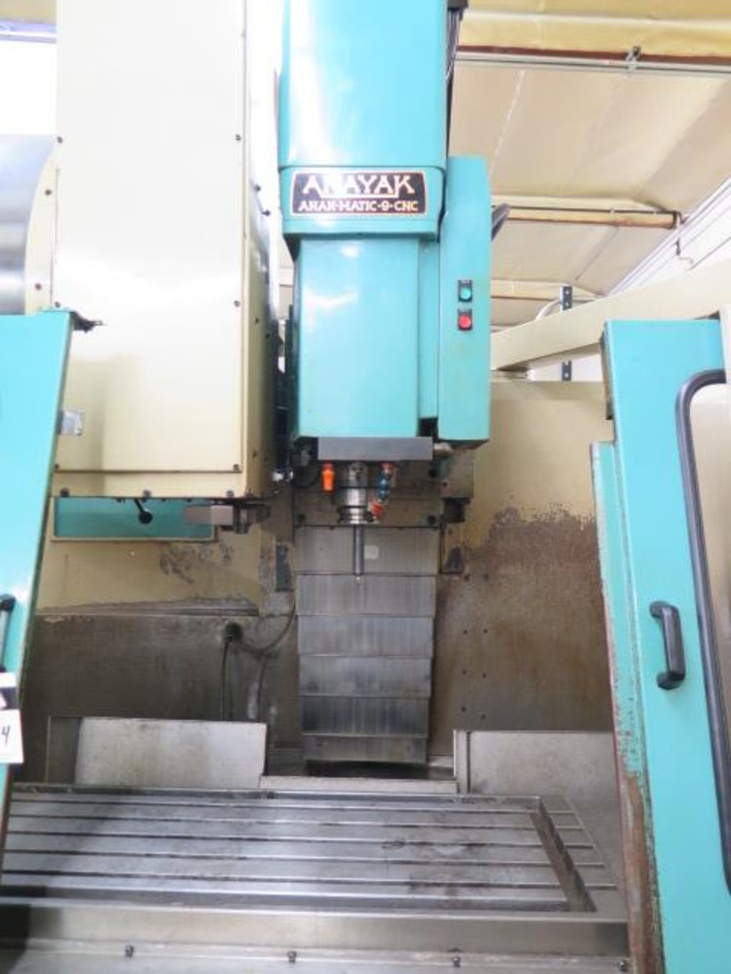 1997 Anayak “Anak-Matic-9-CNC” CNC VMC s/n M-970515 w/ Fanuc Series 0-m Control, SOLD AS IS - Image 4 of 16