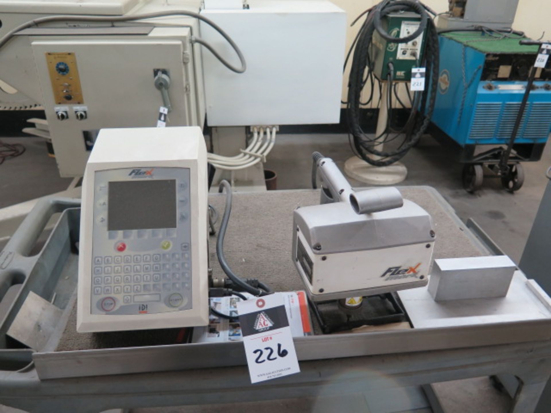 2013 Dapra Marking Systems “Flex Mark” Peen Engraving System w/ PLC Controls, SOLD AS IS