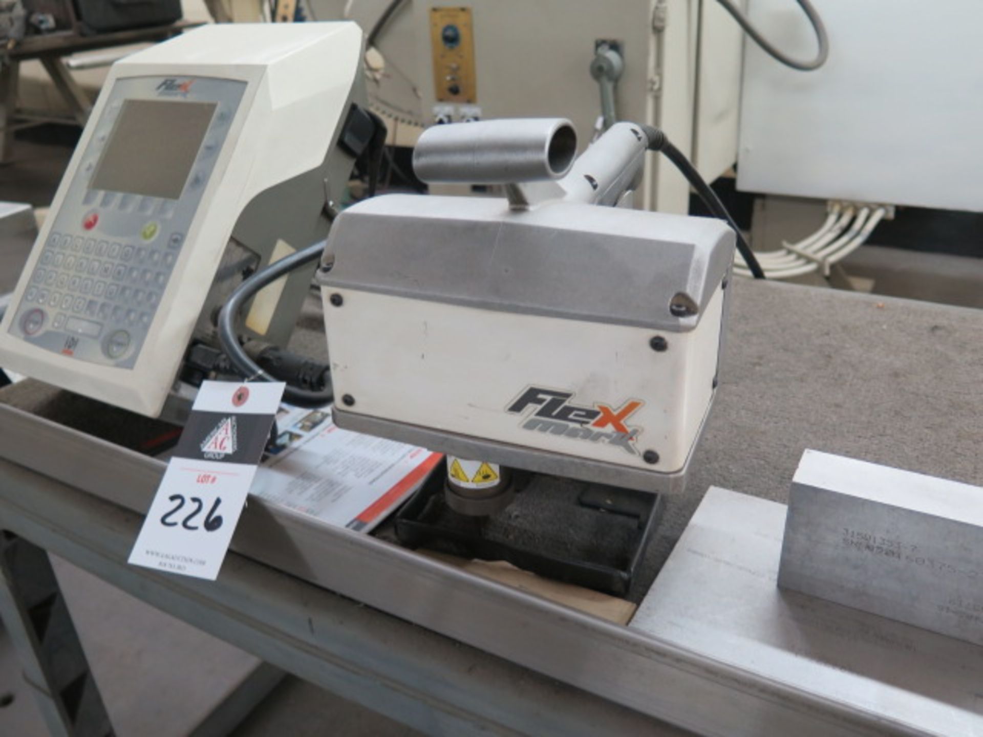 2013 Dapra Marking Systems “Flex Mark” Peen Engraving System w/ PLC Controls, SOLD AS IS - Image 2 of 8