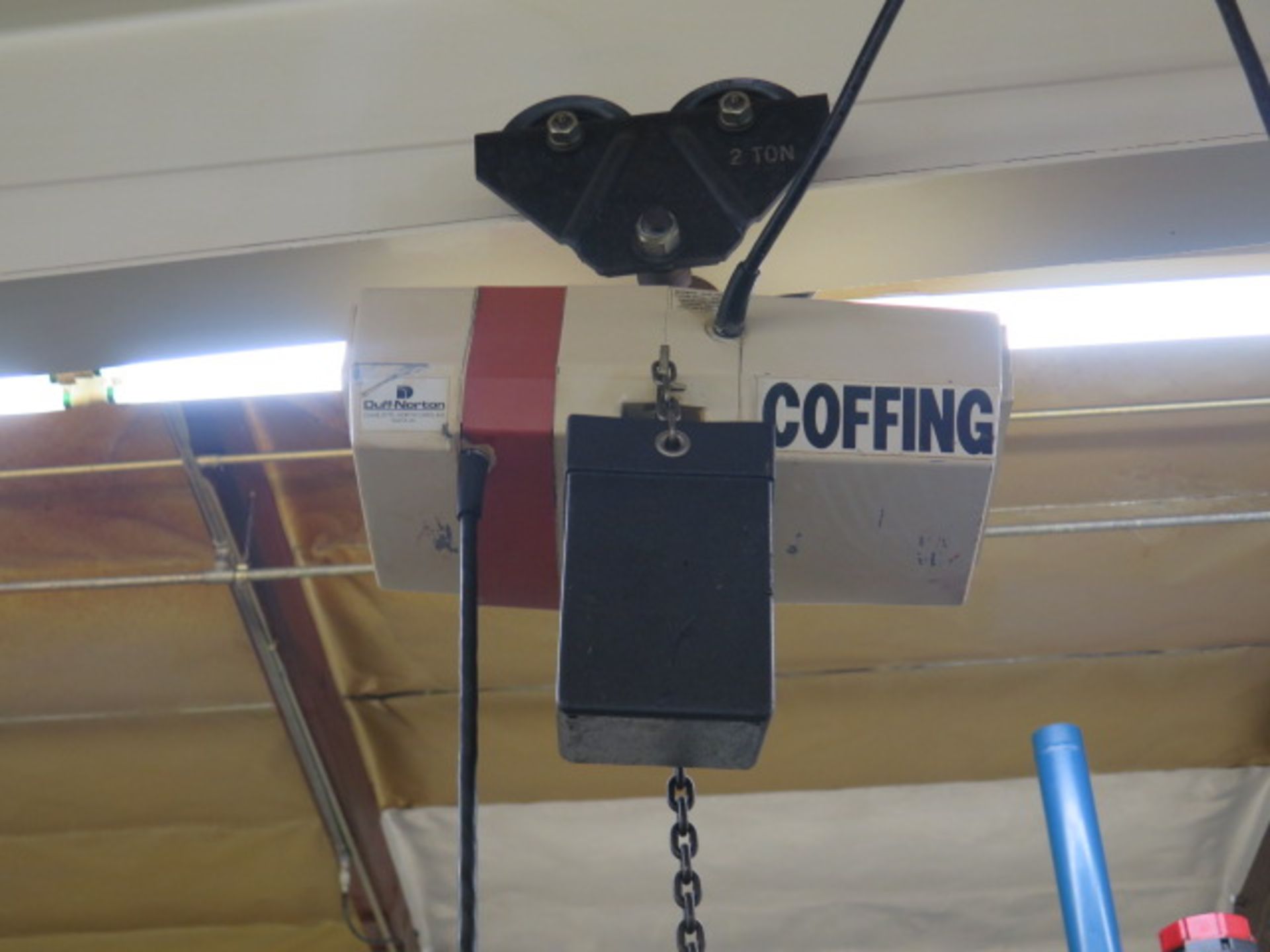 1-Ton Jib with Coffing Hoist (SOLD AS-IS - NO WARRANTY) - Image 4 of 7