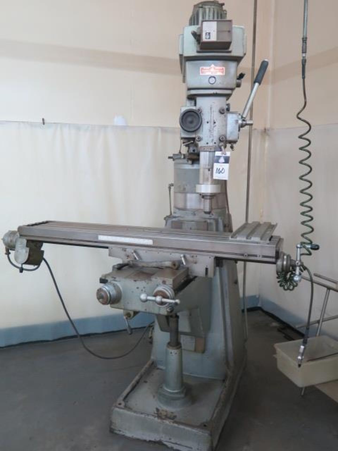 Beaver VBRP Vertical Mill s/n 4091/2 w/ 40-Taper Spindle, 10” Riser, Box Ways,Power Feed, SOLD AS IS - Image 2 of 11