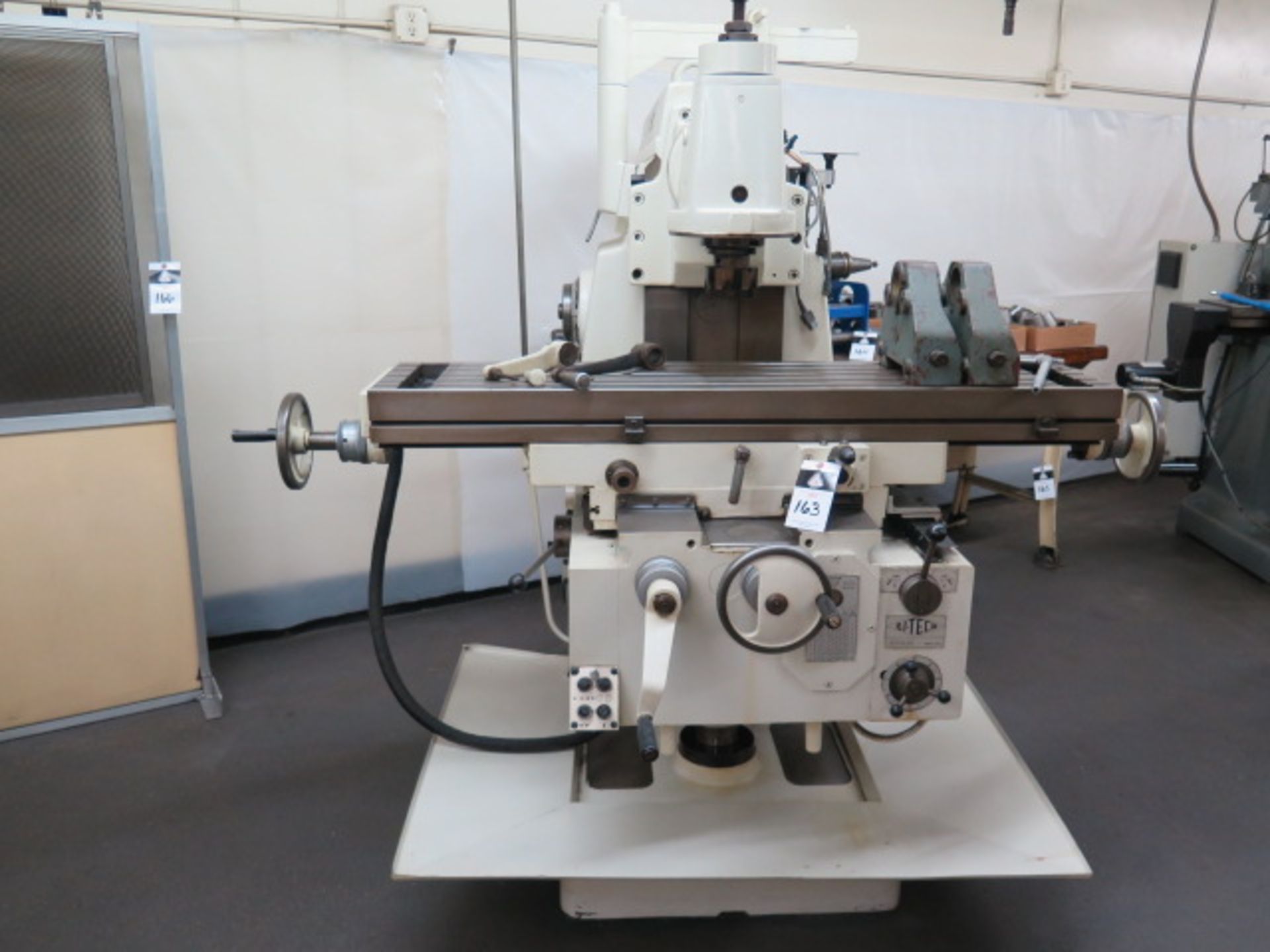 Grazioli Ludor 3 Universal Mill w/ 50-Taper Universal Vertical Milling Head, Power Feeds, SOLD AS IS