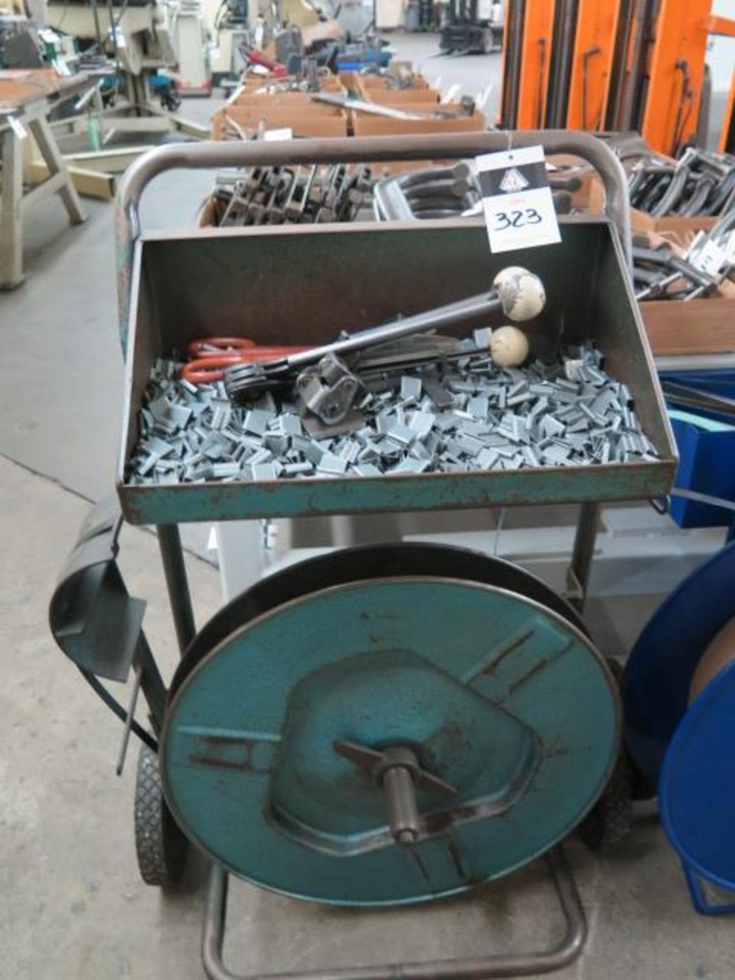 Banding Cart w/ Tools (STEEL BAND) (SOLD AS-IS - NO WARRANTY)