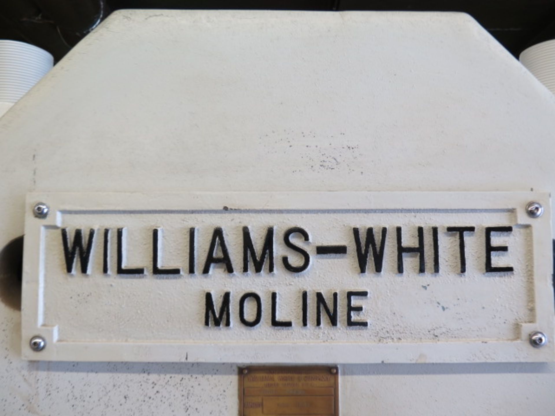 Williams-White 600 Ton Hydraulic 4-Post Press s/n C-1663 w/ 42” x 60” Platens SOLD AS-IS - Image 11 of 12