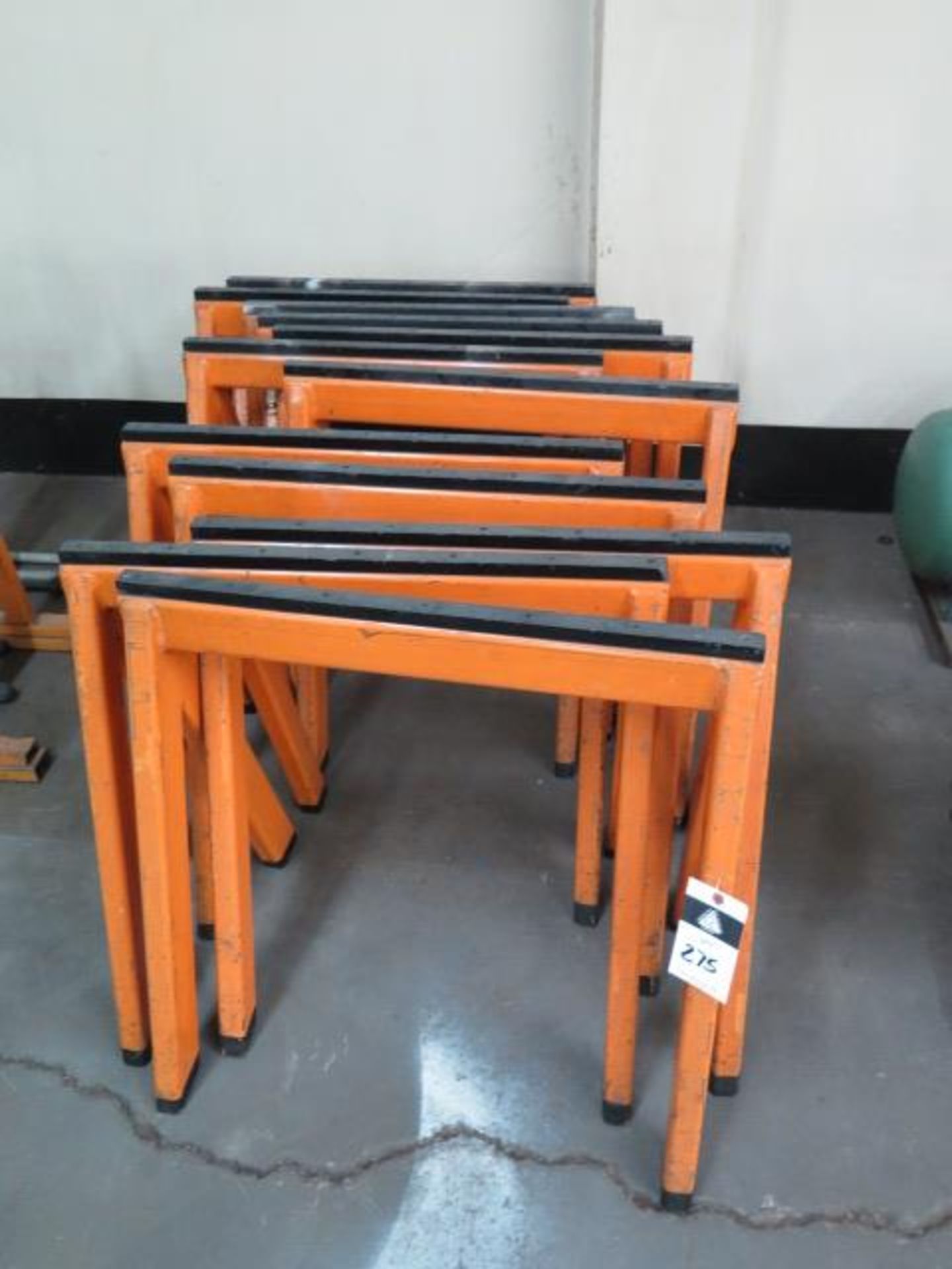 Steel Sawhorses (12) (SOLD AS-IS - NO WARRANTY)