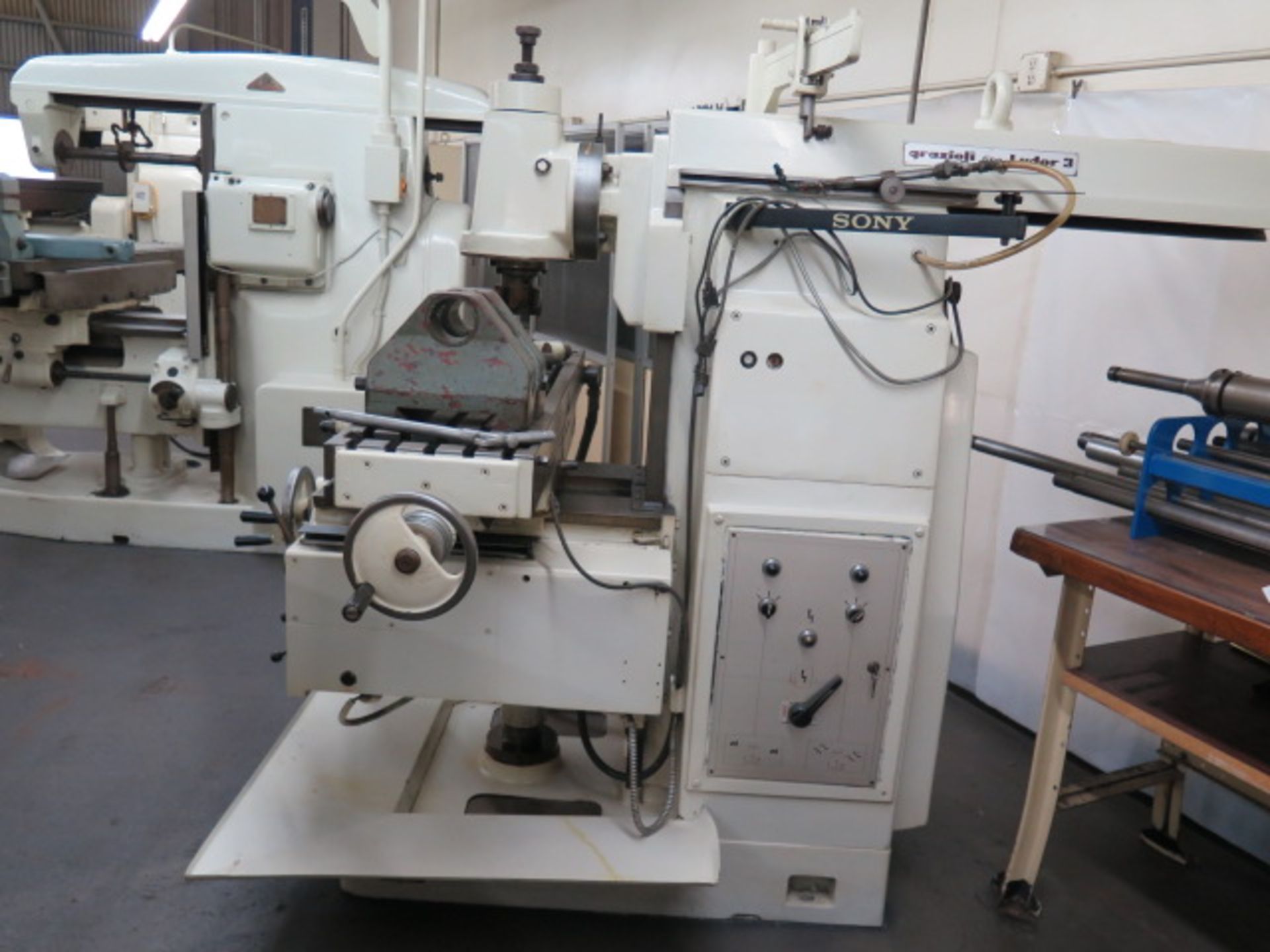 Grazioli Ludor 3 Universal Mill w/ 50-Taper Universal Vertical Milling Head, Power Feeds, SOLD AS IS - Image 3 of 12