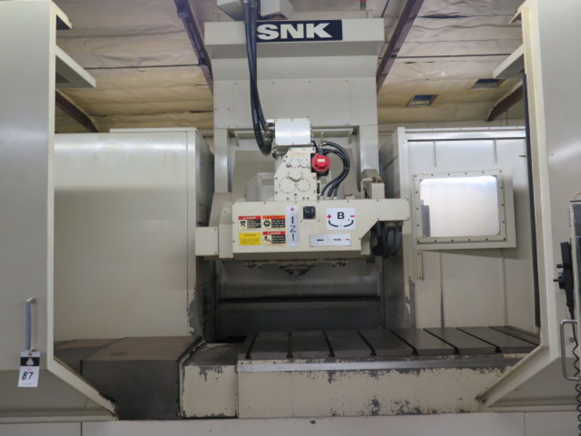 SNK FSP-80 V-5 5-Axis “Titanium Milling Machine s/n 453068 w/ Fanuc Series 31i-MODEL A5, SOLD AS IS - Image 4 of 22