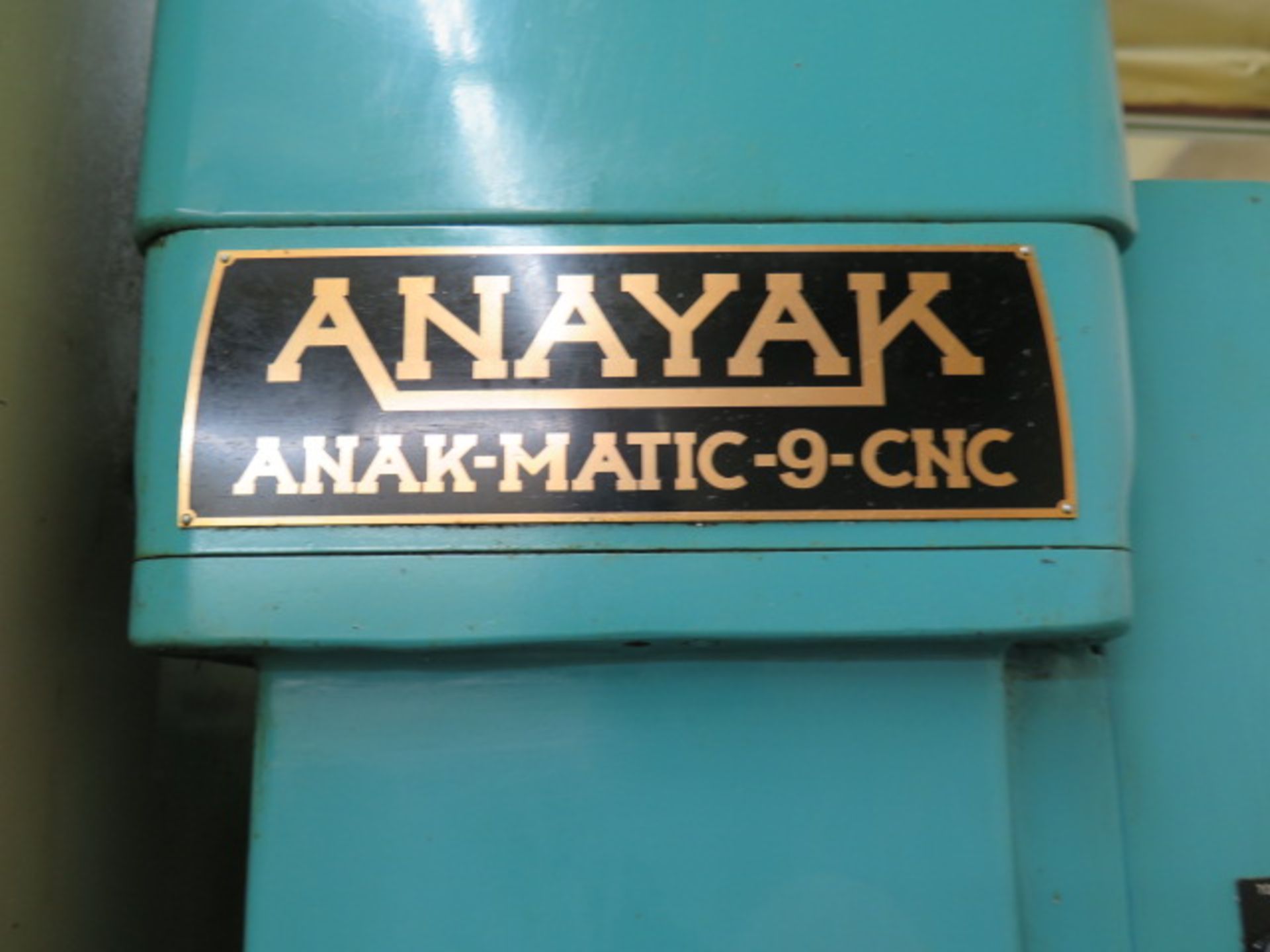 1997 Anayak “Anak-Matic-9-CNC” CNC VMC s/n M-970515 w/ Fanuc Series 0-m Control, SOLD AS IS - Image 12 of 16