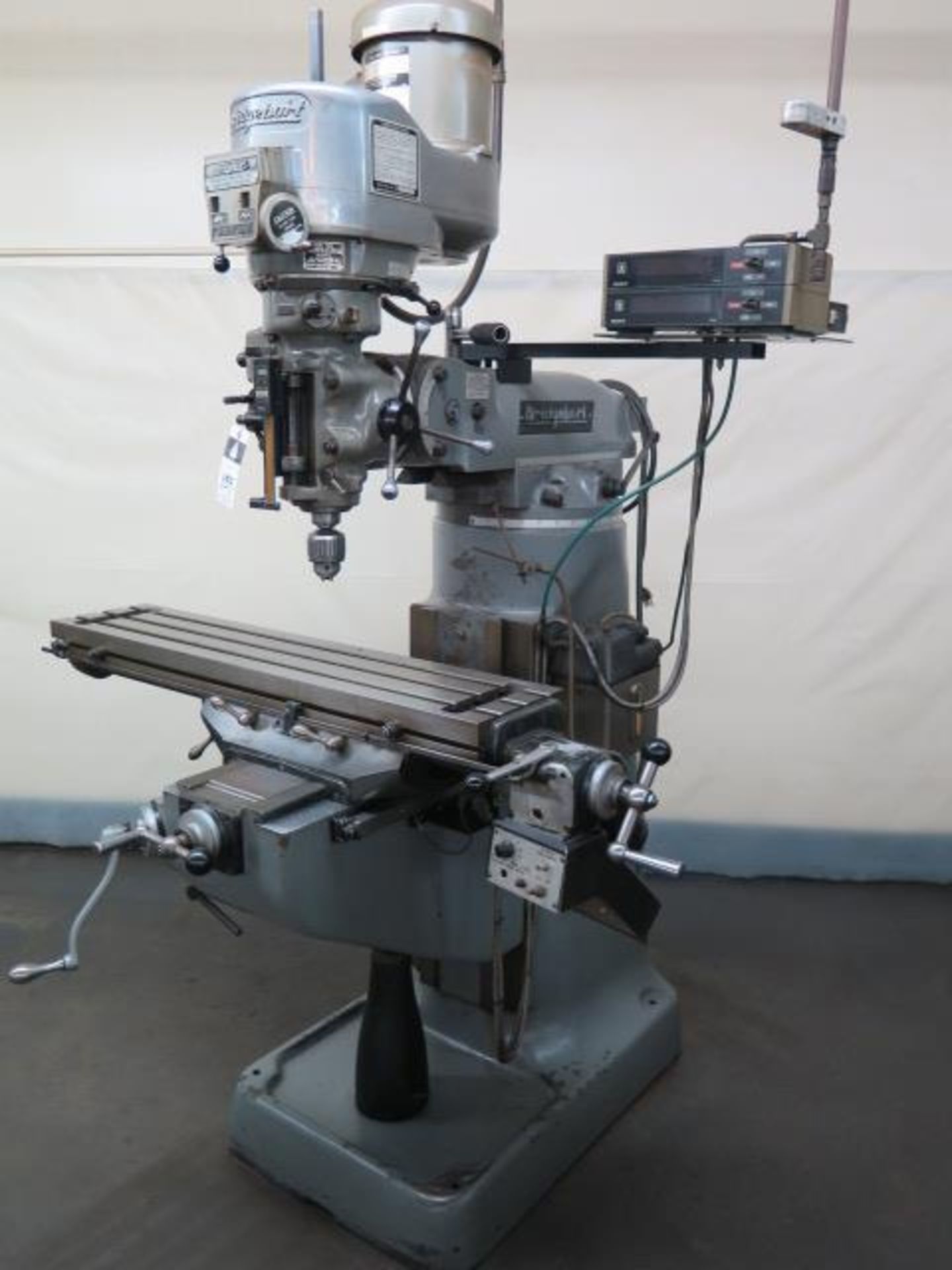 Bridgeport Mill s/n 257027 w/ Sont DRO, Mitutoyo Digital “Z” Scale, 2Hp Motor, 60-4200, SOLD AS IS - Image 2 of 11