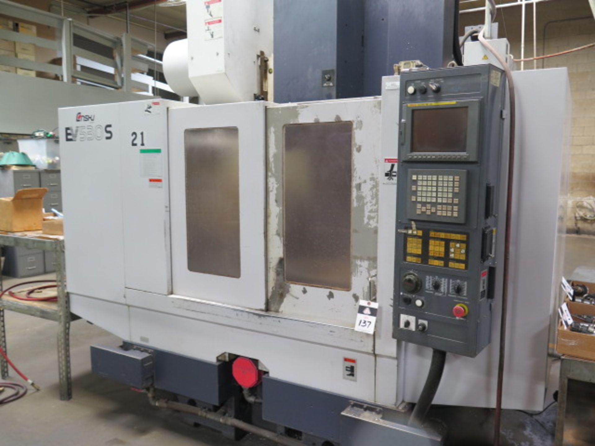 Enshu EV530S CNC VMC s/n 188 w/ Fanuc Series 18i-M Controls, 30-Station Side SOLD AS IS - Image 2 of 14