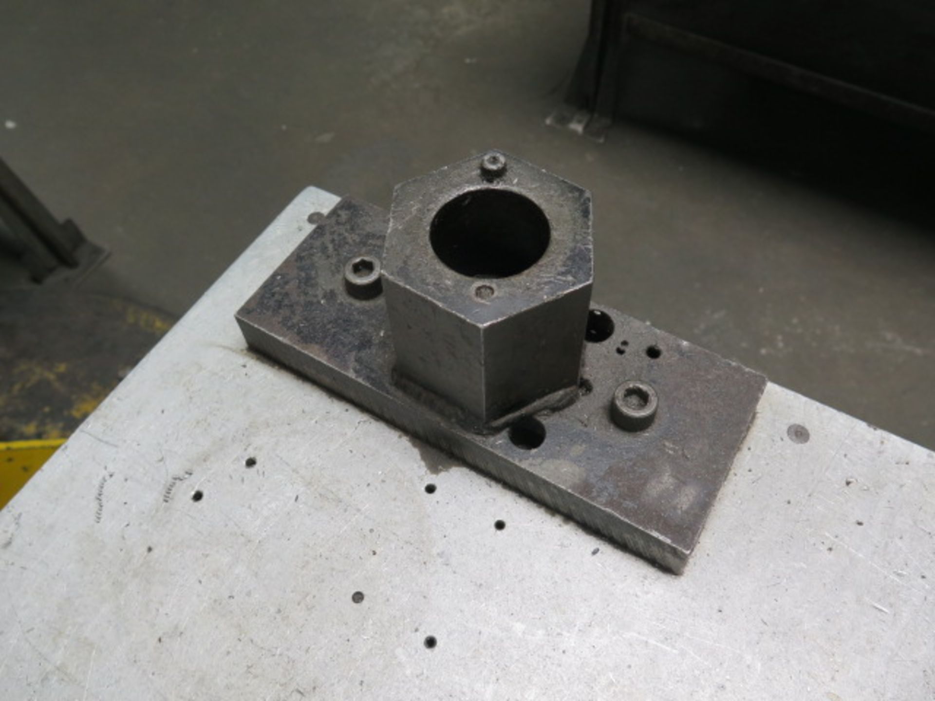 50-Taper and 40-Taper Tooling Blocks w/ Heavy Duty Table (SOLD AS-IS - NO WARRANTY) - Image 4 of 5