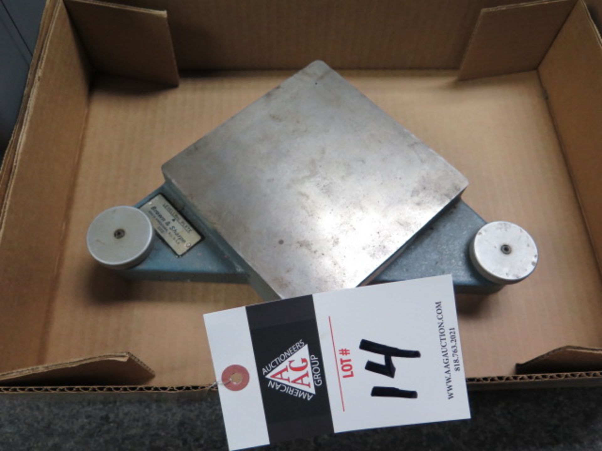 Brown & Sharpe 6" x 6" Leveling Plate (SOLD AS-IS - NO WARRANTY)