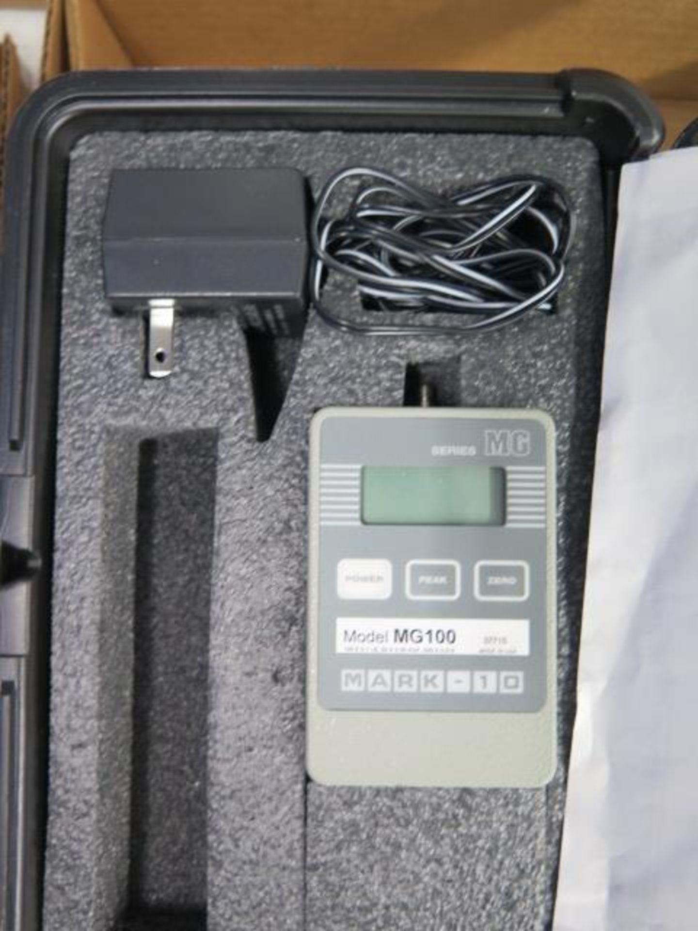 Mark-10 mdl. M2-100 and MG-100 Digital Force Gages (2) and Chatillon 6Lb Scale (SOLD AS-IS - NO - Image 2 of 7