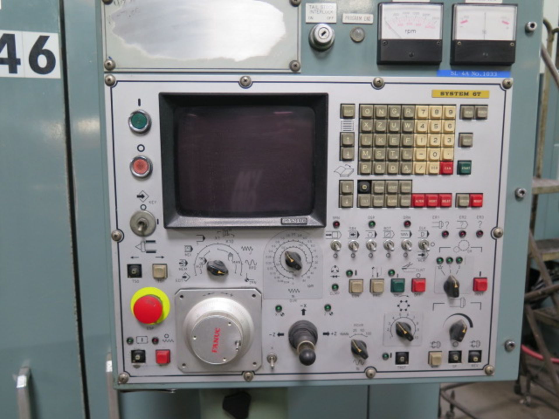Mori Seiki SL-4A CNC Turning Center s/n 1033 w. Fanuc 6T Controls, 10-Station Turret, SOLD AS IS - Image 10 of 11