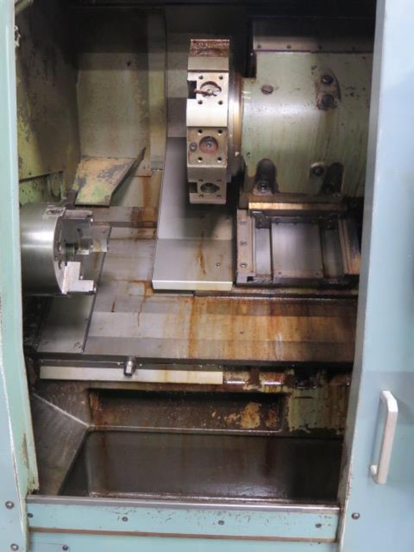 Mori Seiki SL-4A CNC Turning Center s/n 1234 w/ Fanuc 6T Controls, 10-Station Turret, SOLD AS IS - Image 4 of 12