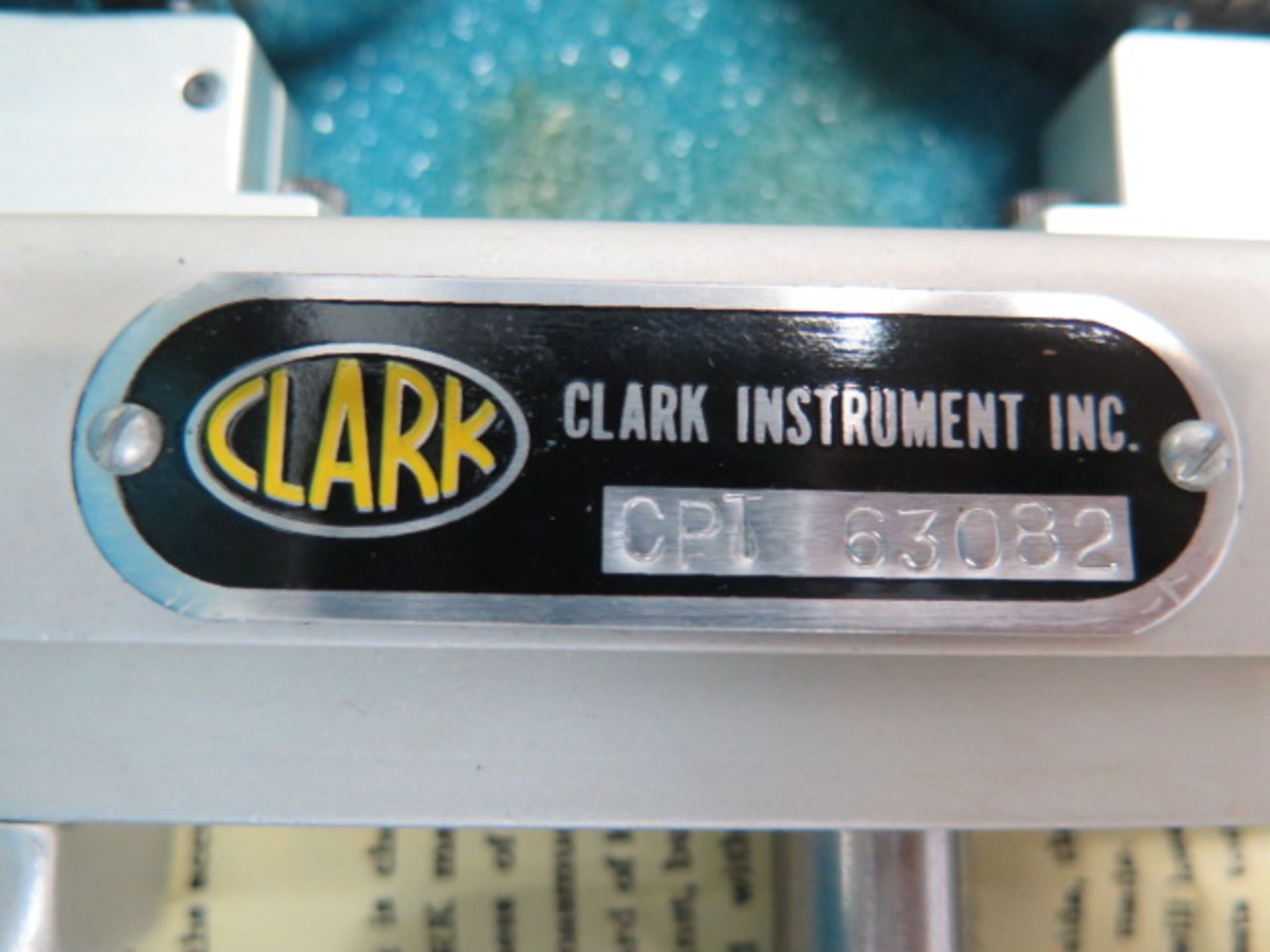 Clark Instruments mdl. CPT Portable Hardness Tester s/n CPT-63082 (SOLD AS-IS - NO WARRANTY) - Image 6 of 6