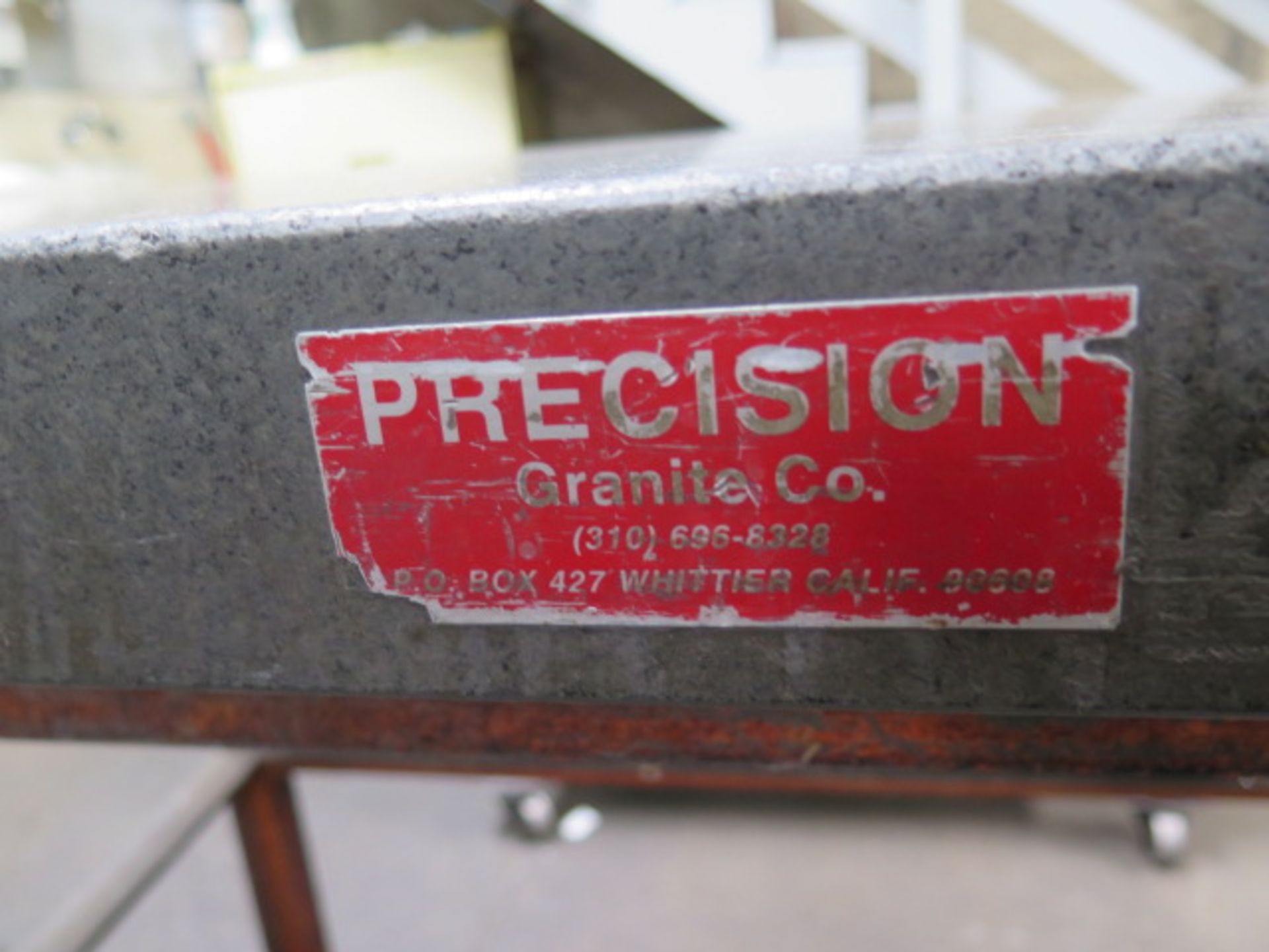 Precision 24" x 36" x 3" Geranite Surface Plate w/ Rolling Stand (SOLD AS-IS - NO WARRANTY) - Image 6 of 6