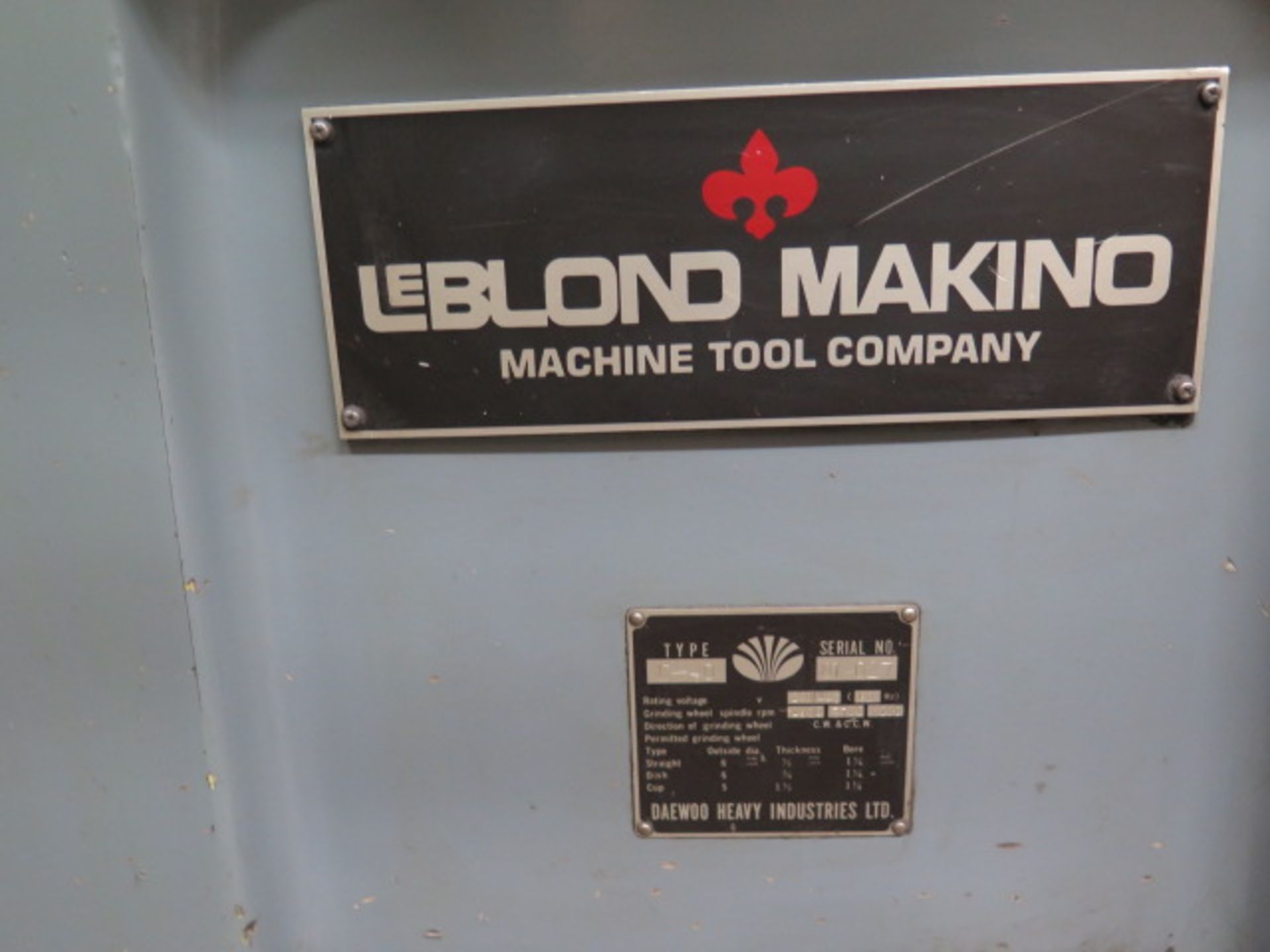 LeBlond Makino C-40 Universal Tool &Cutter Grinder s/n 81-0027 w/ Compound Grinding Head, SOLD AS IS - Image 12 of 12
