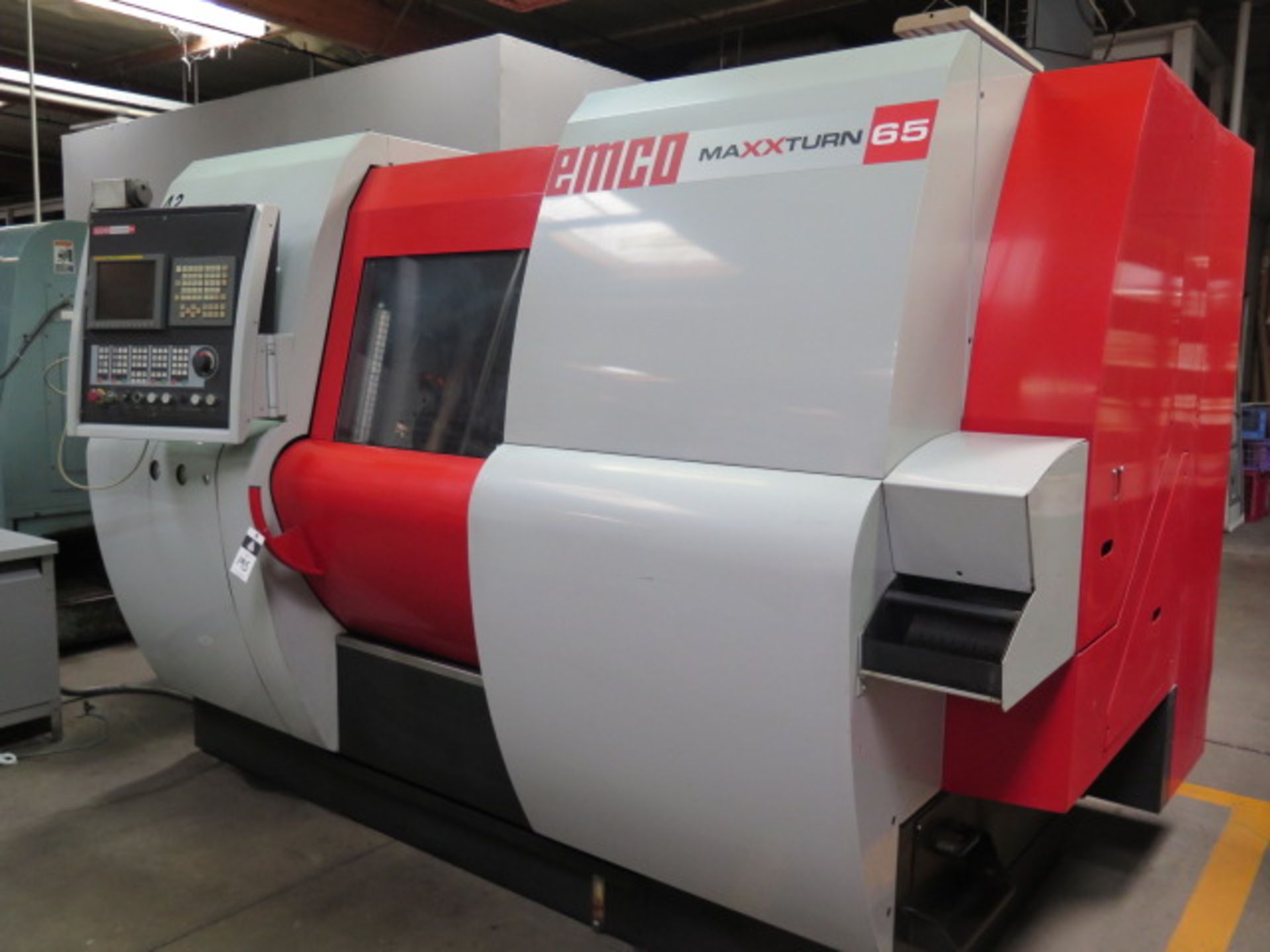 2007 Emco MaxxTurn 65 Twin Spindle, Live Turret CNC Turning Center s/n S6F-V03/S6BV-2559, SOLD AS IS - Image 3 of 16