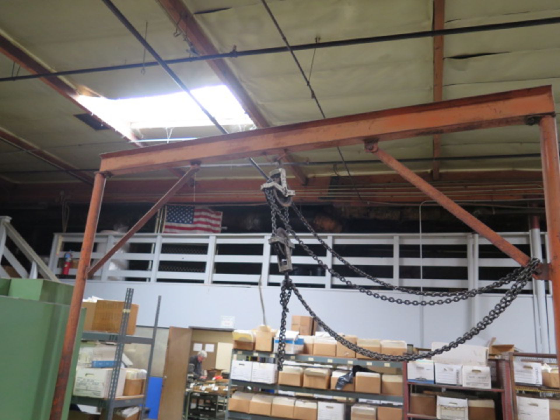 Portable A-Frame Gantry w/ Chain Hoist (SOLD AS-IS - NO WARRANTY) - Image 2 of 4