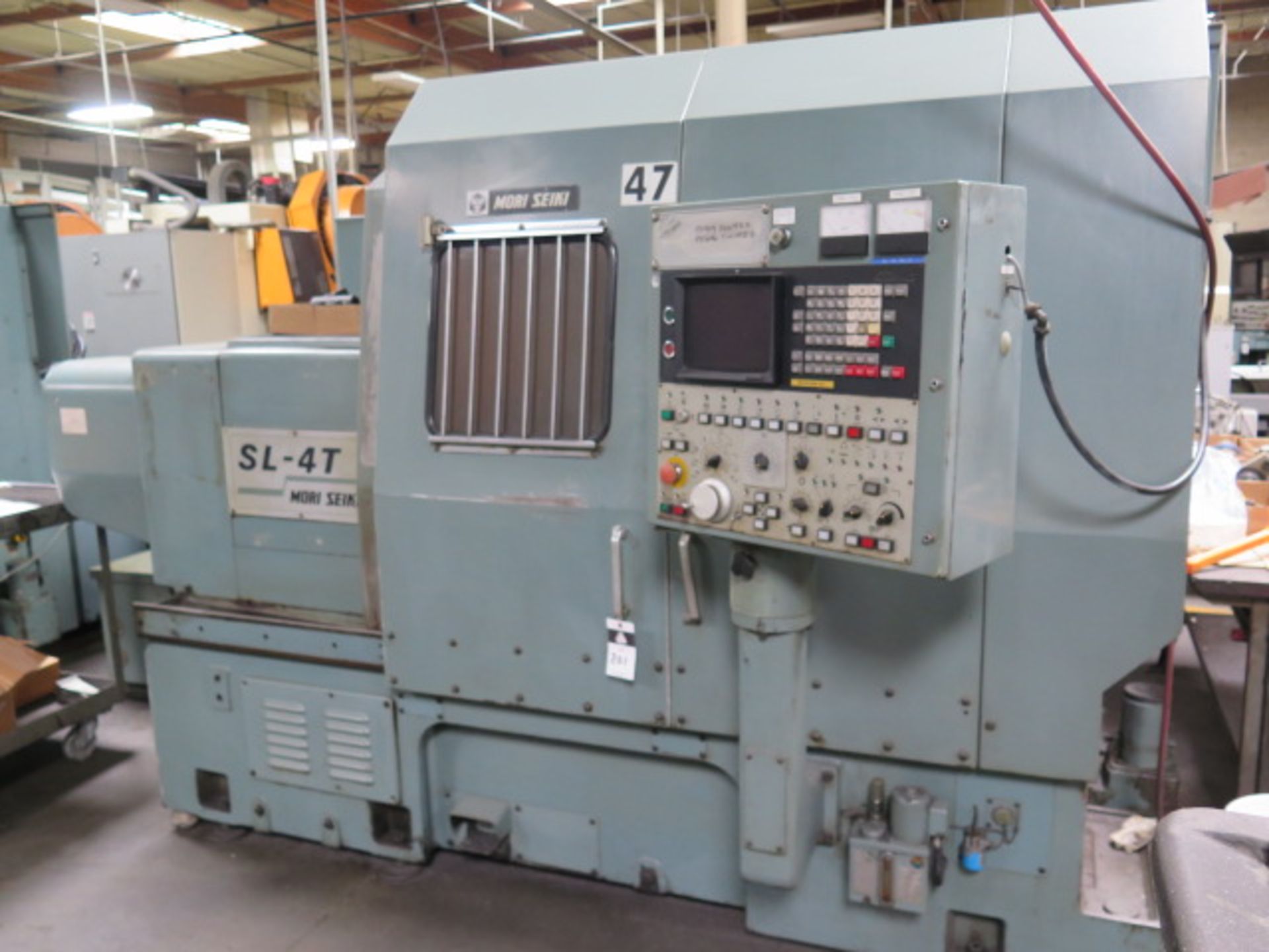 Mori Seiki SL-4T CNC Turning Center s/n 9 w/ Fanuc 6T Controls, 12-Station Turret, SOLD AS IS - Image 2 of 13