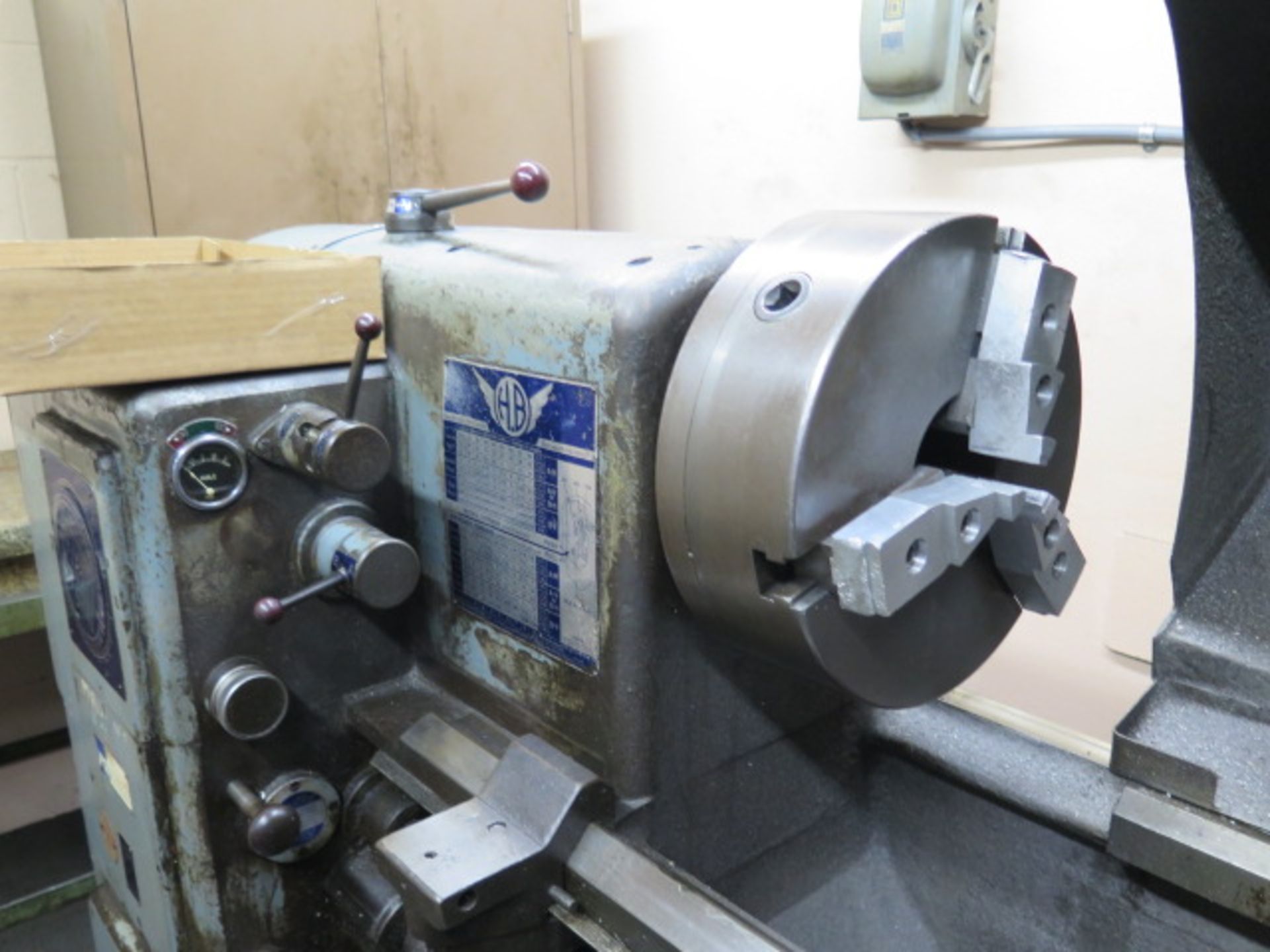 Cazeneuve 21” x 58” Geared Head Gap Bed Lathe s/n 11293 w/ 40-2000 RPM, Inch Threading, SOLD AS IS - Image 4 of 11