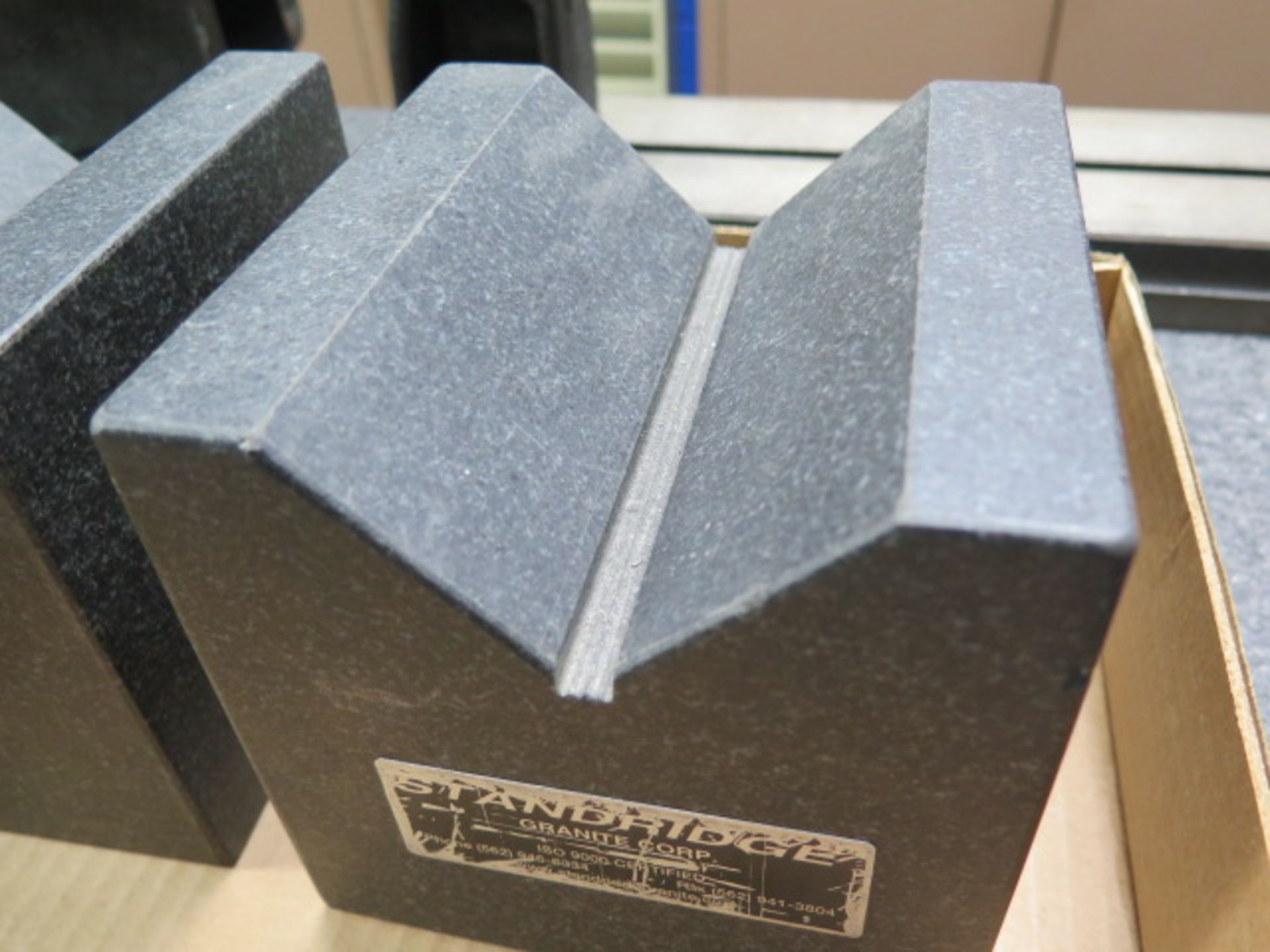 Standridge 6” x 6” x 6” Granite V-Blocks (2) (SOLD AS-IS - NO WARRANTY) - Image 4 of 6
