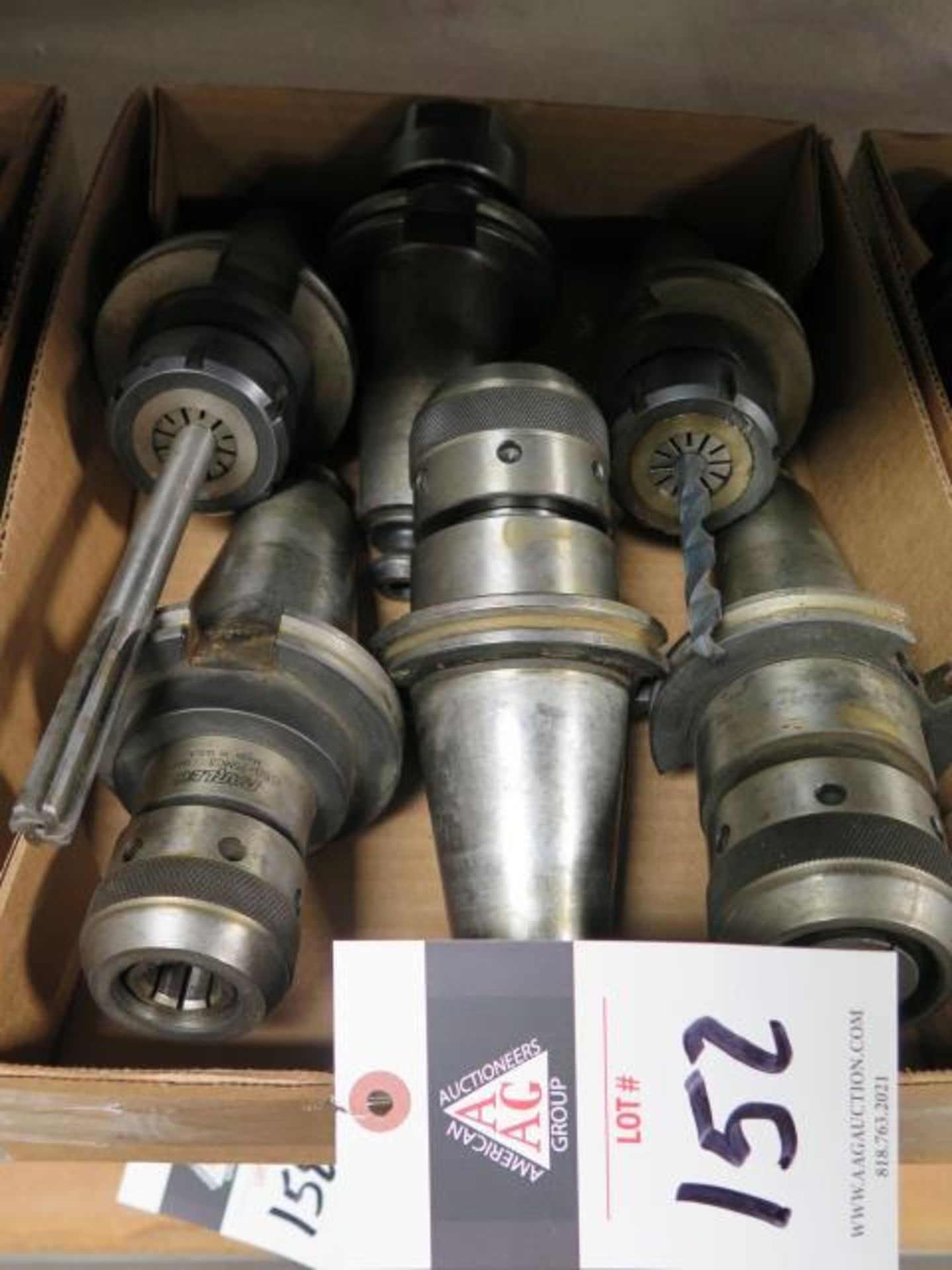 CAT-50 Taper Collet Chucks (6) (SOLD AS-IS - NO WARRANTY)