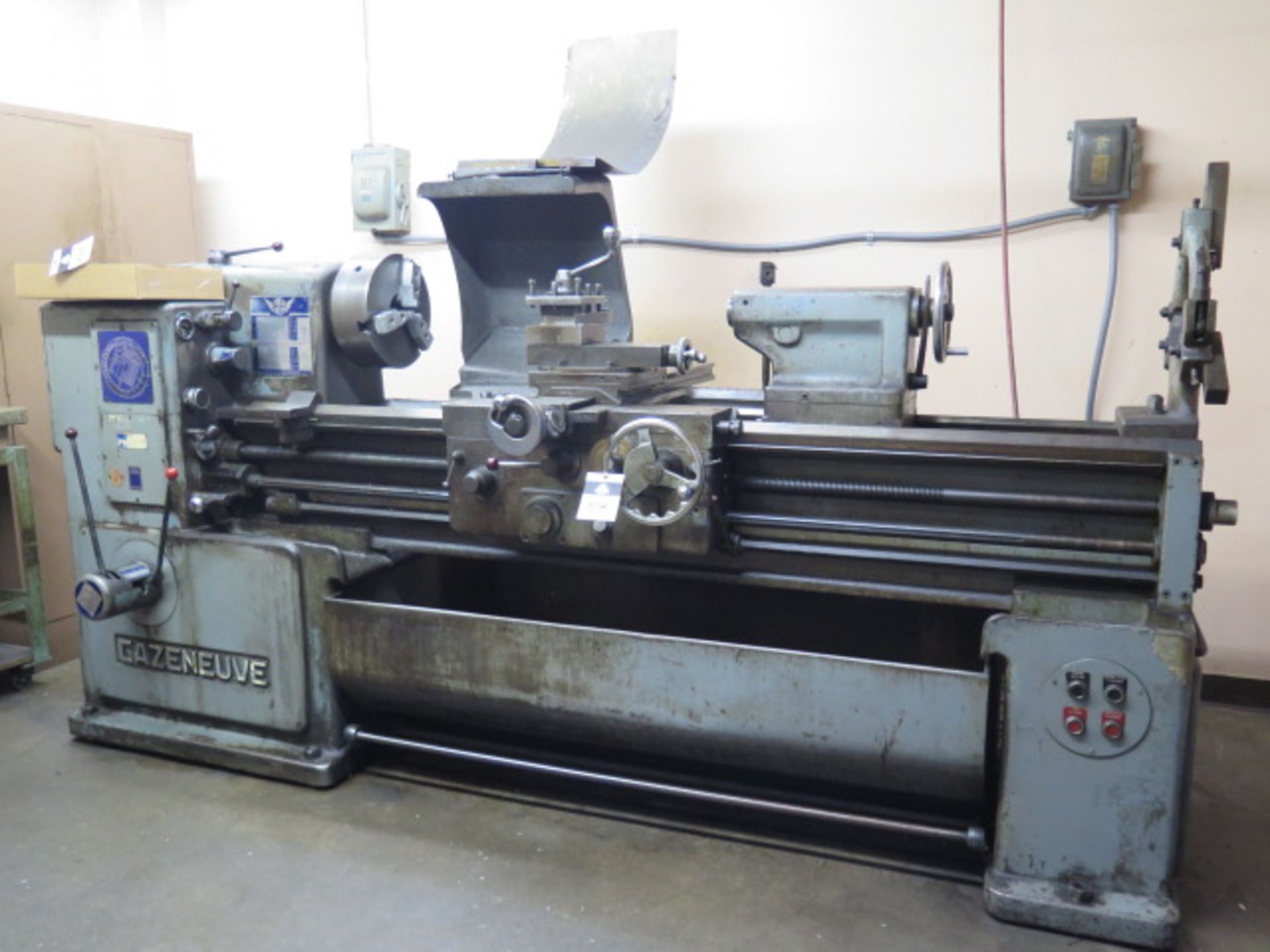 Cazeneuve 21” x 58” Geared Head Gap Bed Lathe s/n 11293 w/ 40-2000 RPM, Inch Threading, SOLD AS IS - Image 2 of 11