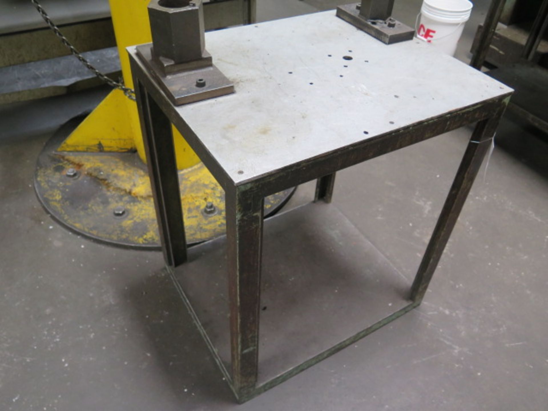 50-Taper and 40-Taper Tooling Blocks w/ Heavy Duty Table (SOLD AS-IS - NO WARRANTY) - Image 5 of 5