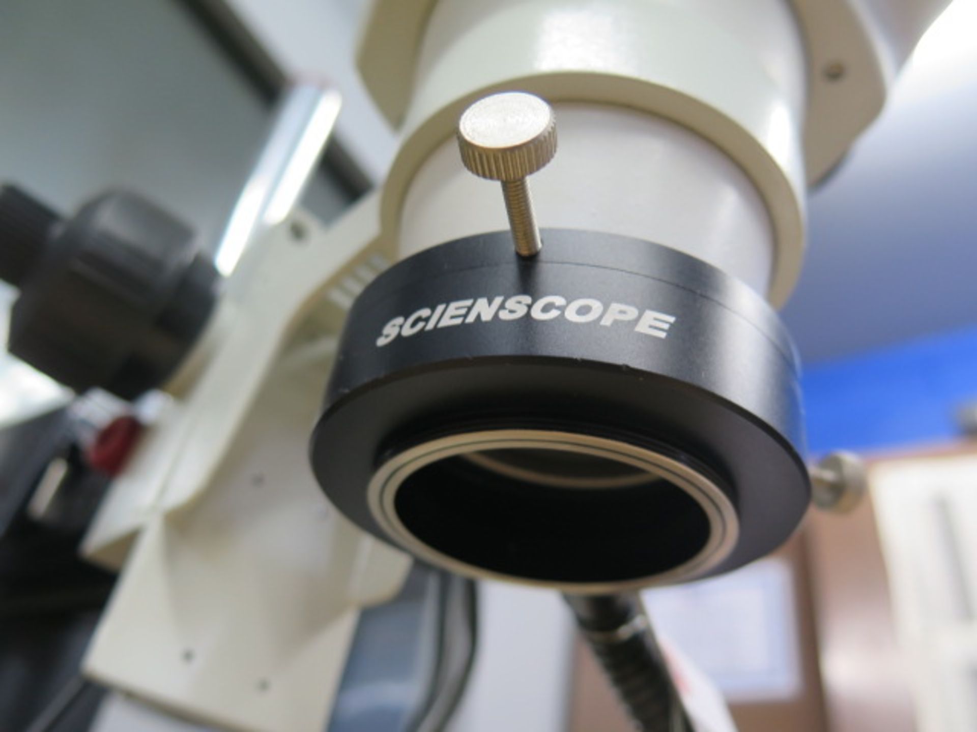 Scienscope Video Microscope w/ Light Source and Monitor (SOLD AS-IS - NO WARRANTY) - Image 5 of 8