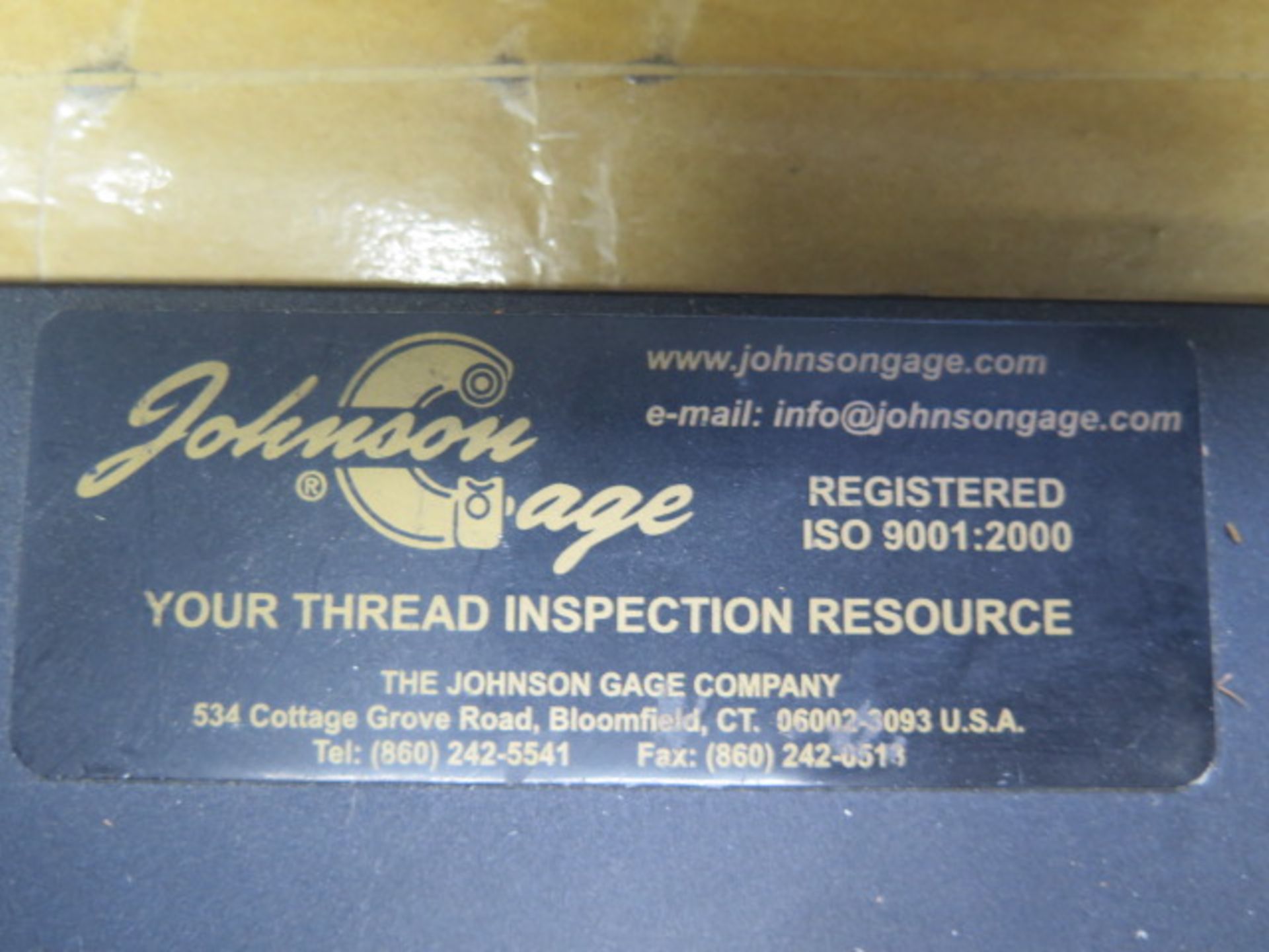 Johnson Gage Digital OD Thread Pitch Gage Set (SOLD AS-IS - NO WARRANTY) - Image 9 of 9