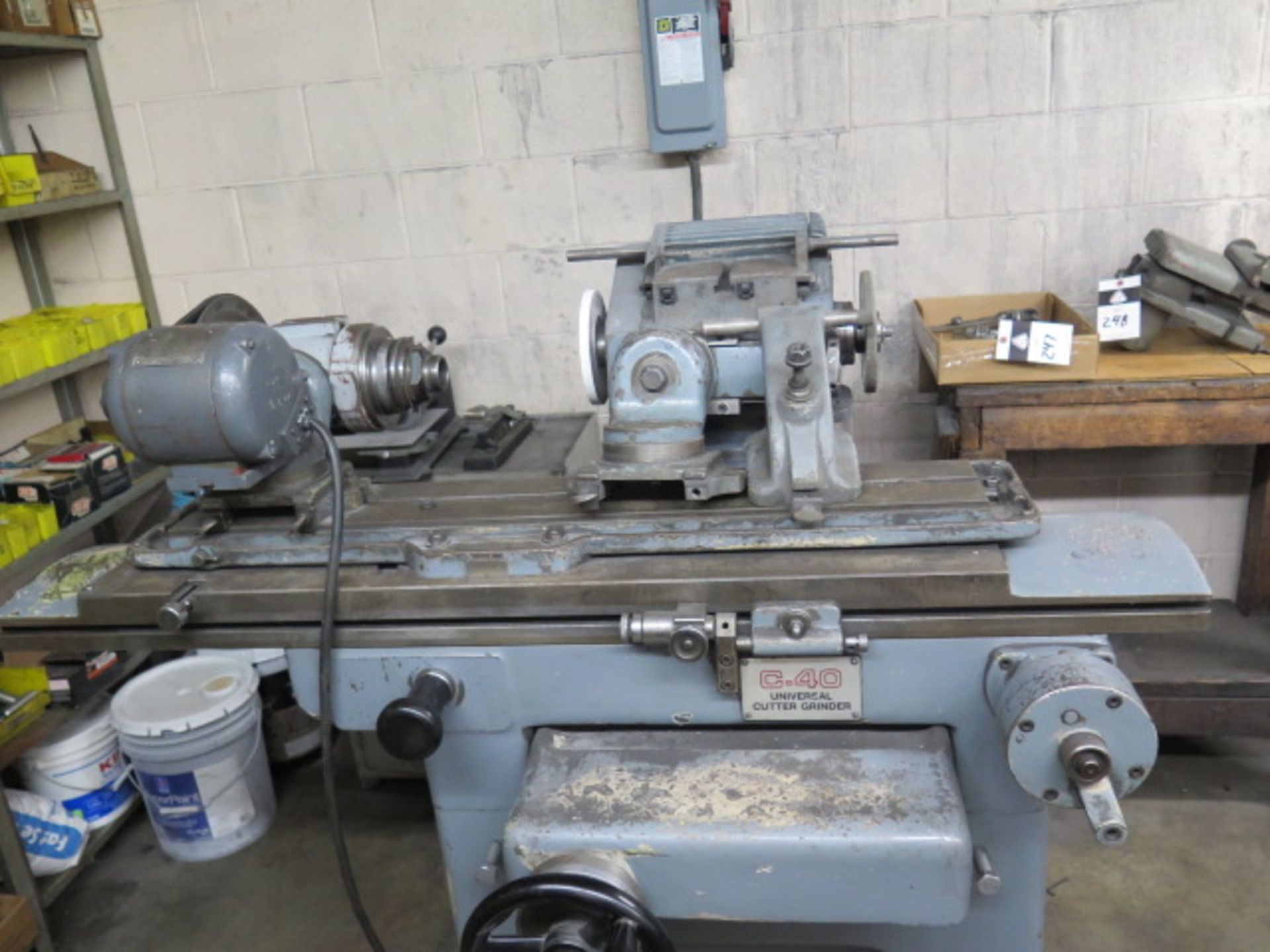 LeBlond Makino C-40 Universal Tool &Cutter Grinder s/n 81-0027 w/ Compound Grinding Head, SOLD AS IS - Image 2 of 12