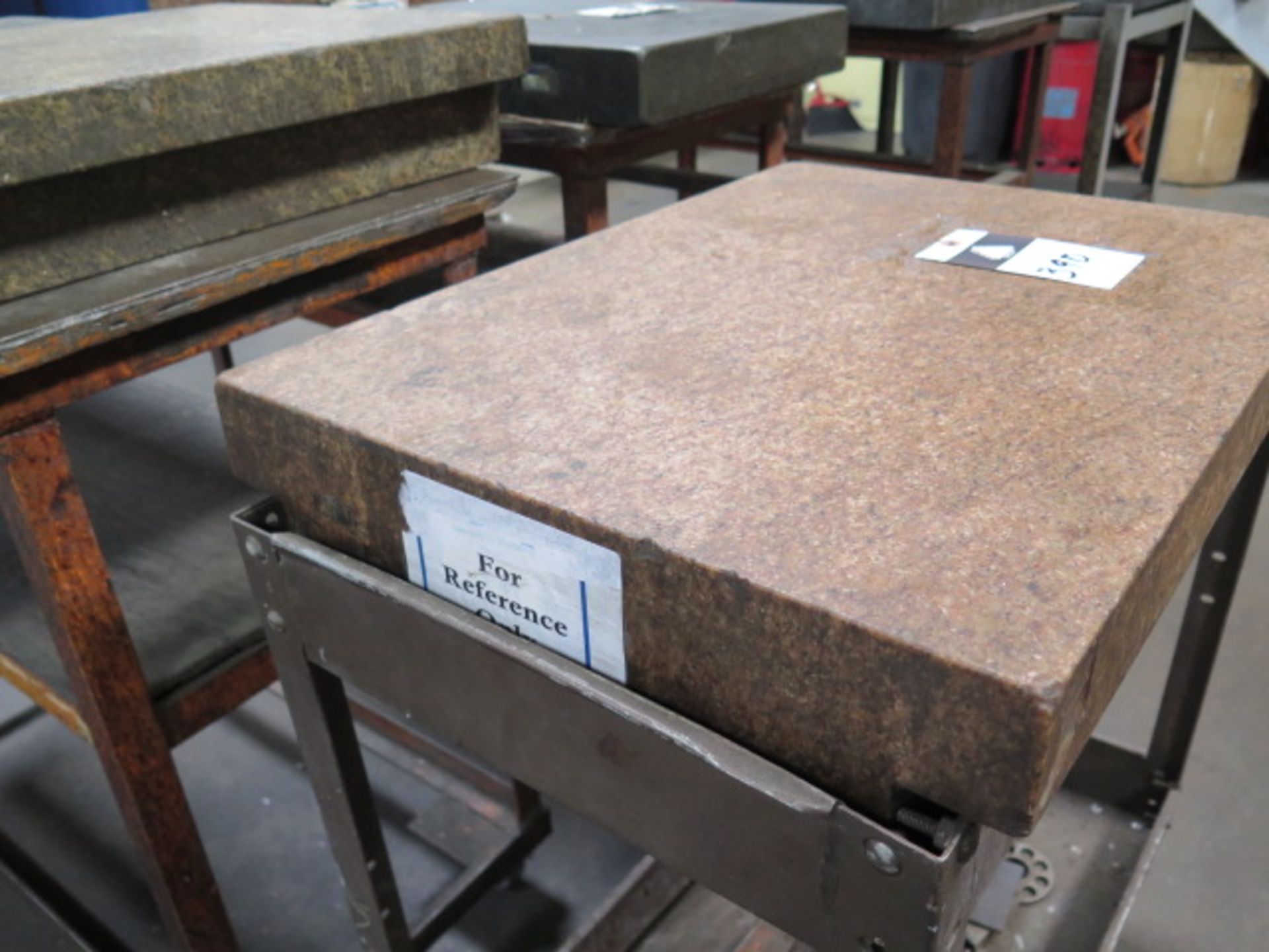 18" x 24" x 5" 2-Ledge Granite Surface Plate w/ Cart (SOLD AS-IS - NO WARRANTY) - Image 2 of 4