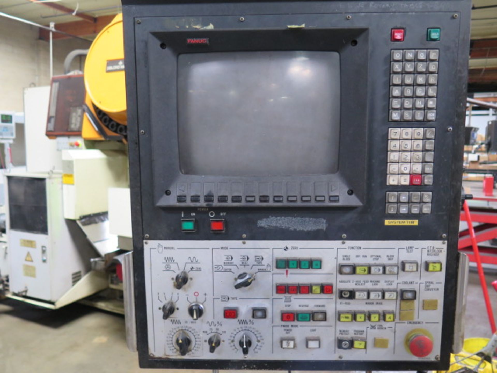 LeBlond Makino FNC-74-30 4-Axis CNC VMC s/n LM-2-107 w/ Fanuc System 11M, SOLD AS IS - Image 8 of 12