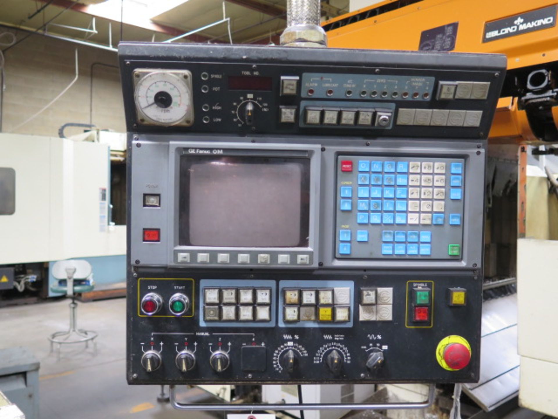 LeBlond Makino FNC-74/A40 CNC VMC s/n LM2-178w/ GE Fanuc 0M Controls, SOLD AS IS - Image 11 of 15