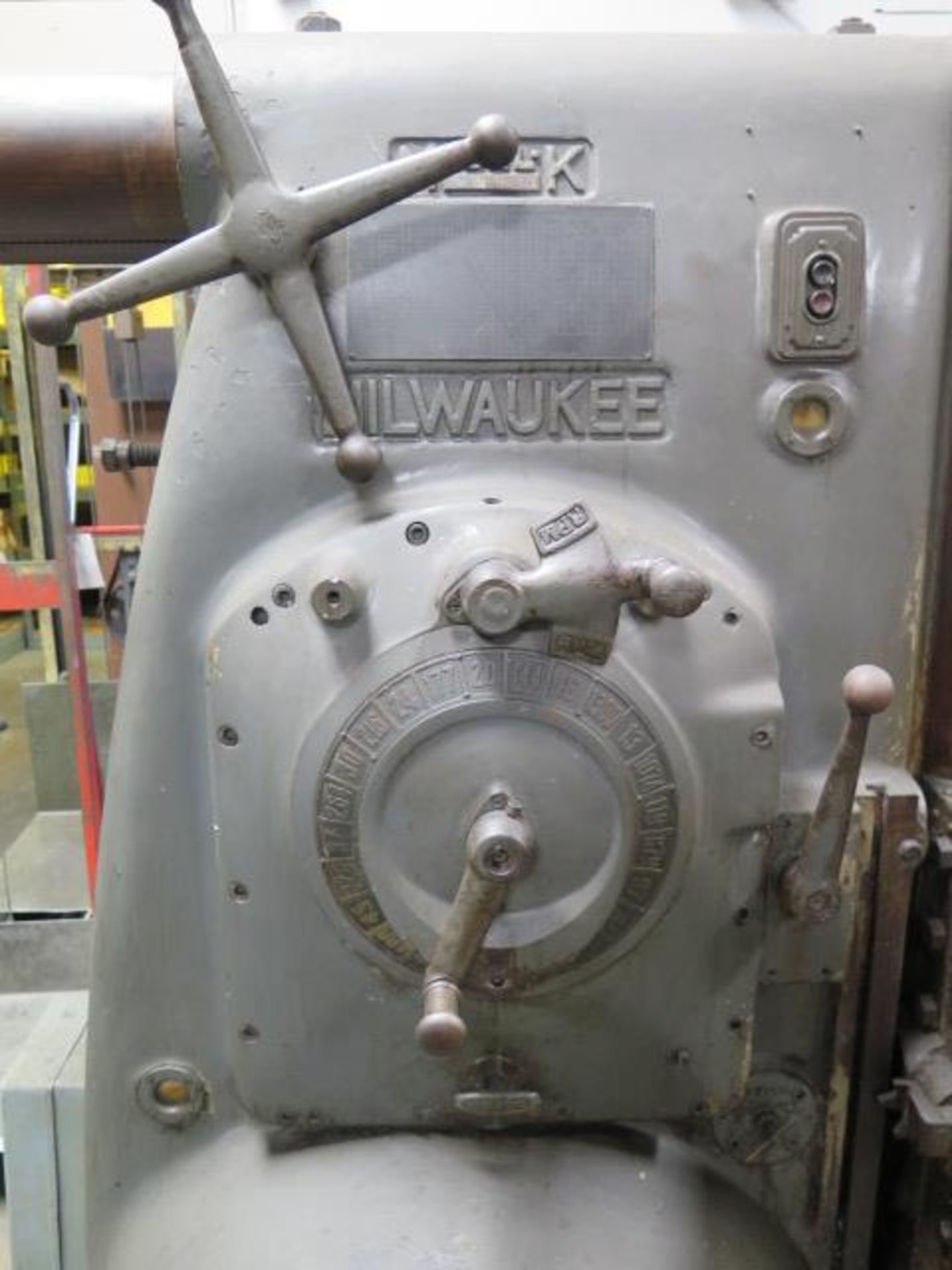 Kearney Trecker / Milwaukee K Horiz Mill s/n 1553602 w/ 13-1074 RPM, 50-Taper Spindle, SOLD AS IS - Image 8 of 11