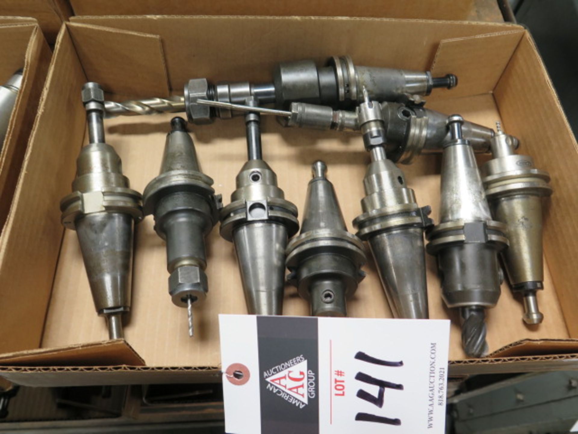CAT-40 Taper Tooling (9) (SOLD AS-IS - NO WARRANTY)