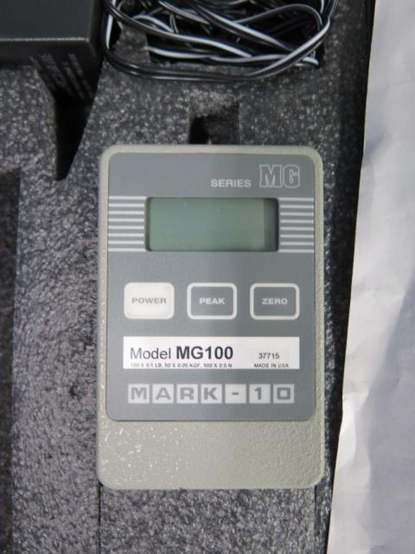 Mark-10 mdl. M2-100 and MG-100 Digital Force Gages (2) and Chatillon 6Lb Scale (SOLD AS-IS - NO - Image 3 of 7