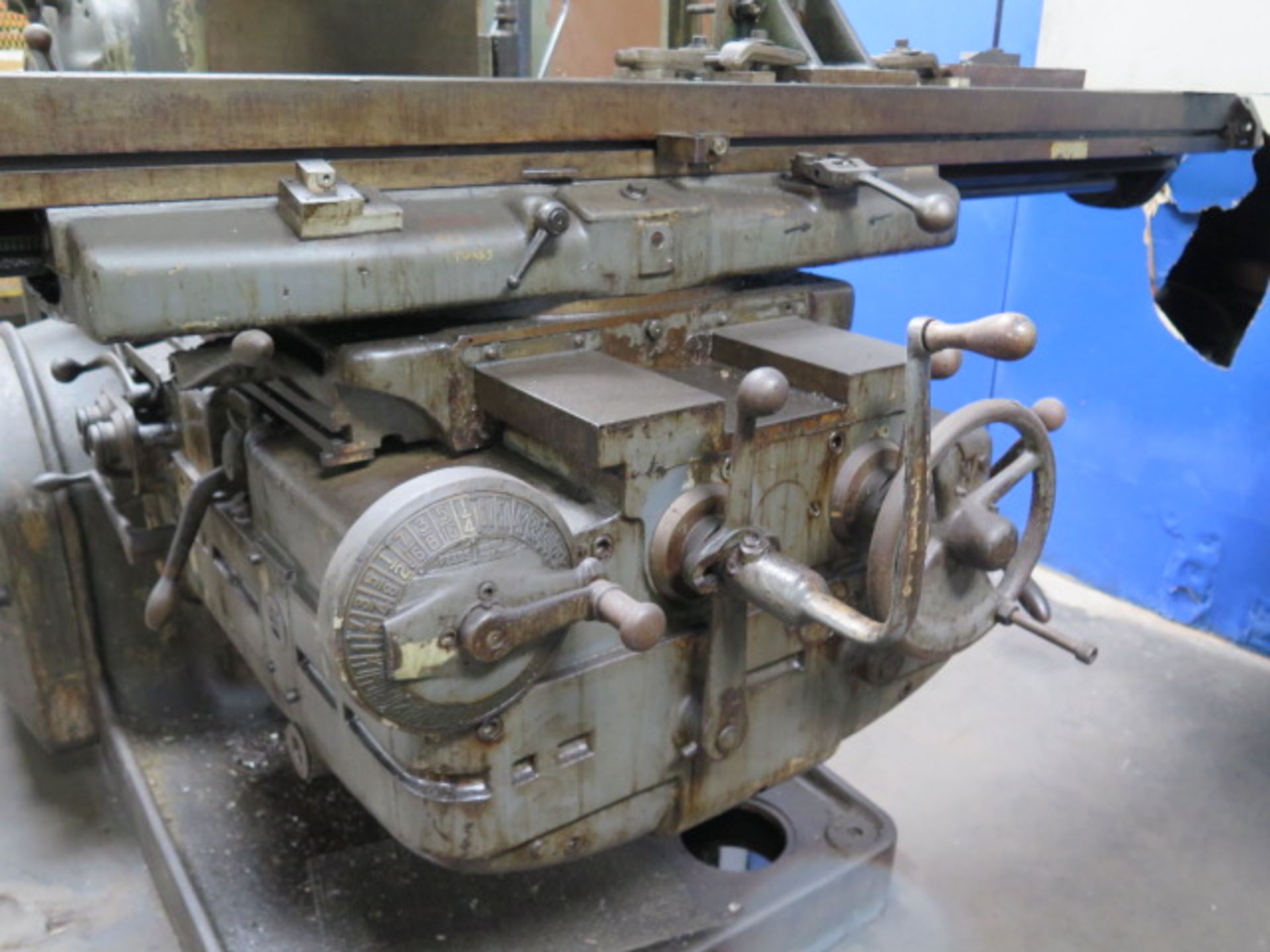 Kearney Trecker / Milwaukee K Horiz Mill s/n 1553602 w/ 13-1074 RPM, 50-Taper Spindle, SOLD AS IS - Image 6 of 11