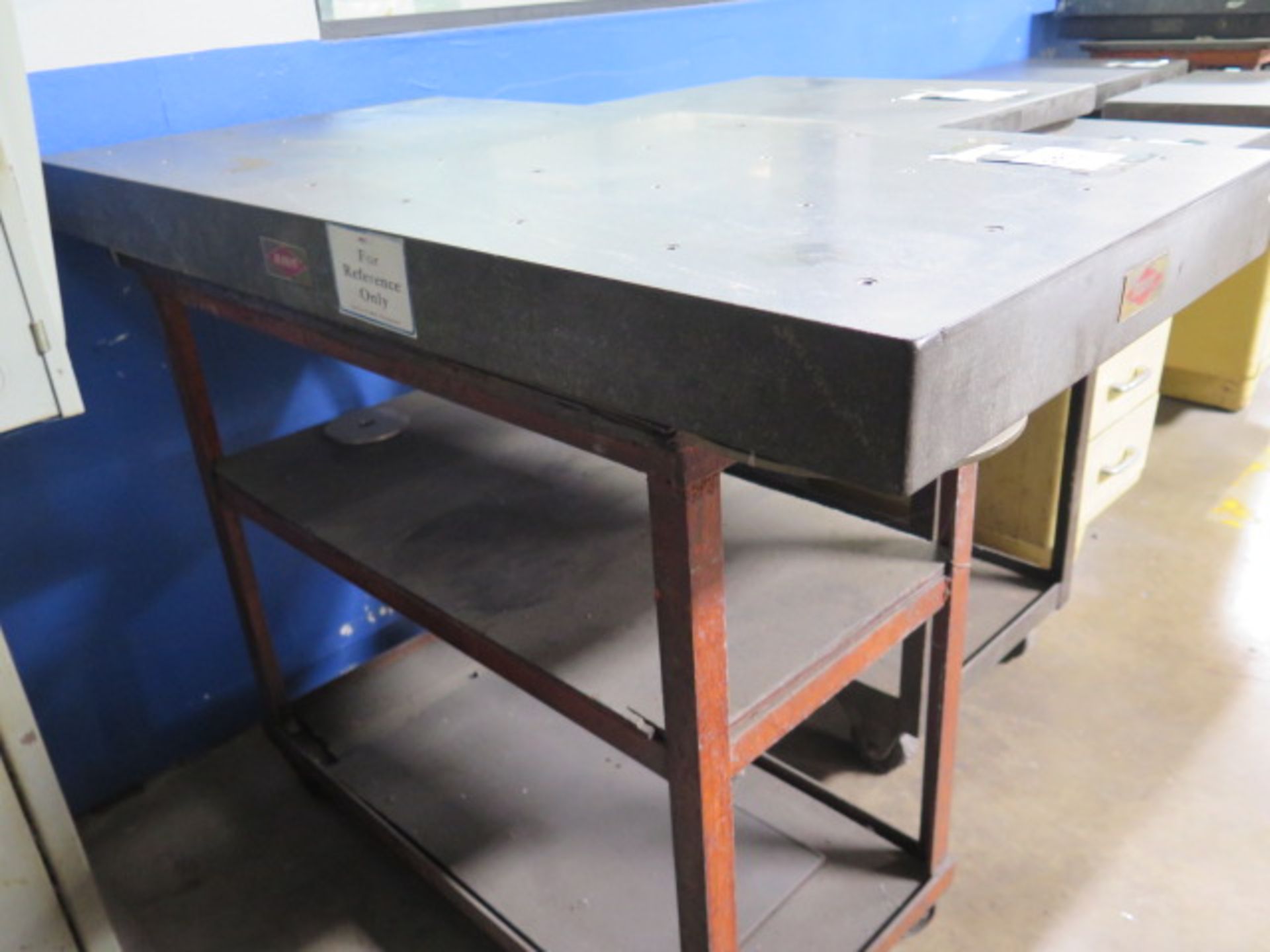 Rahn 24" x 48" x 3 1/2" Granite Surface Plate w/ Rolling Stand (SOLD AS-IS - NO WARRANTY) - Image 6 of 7