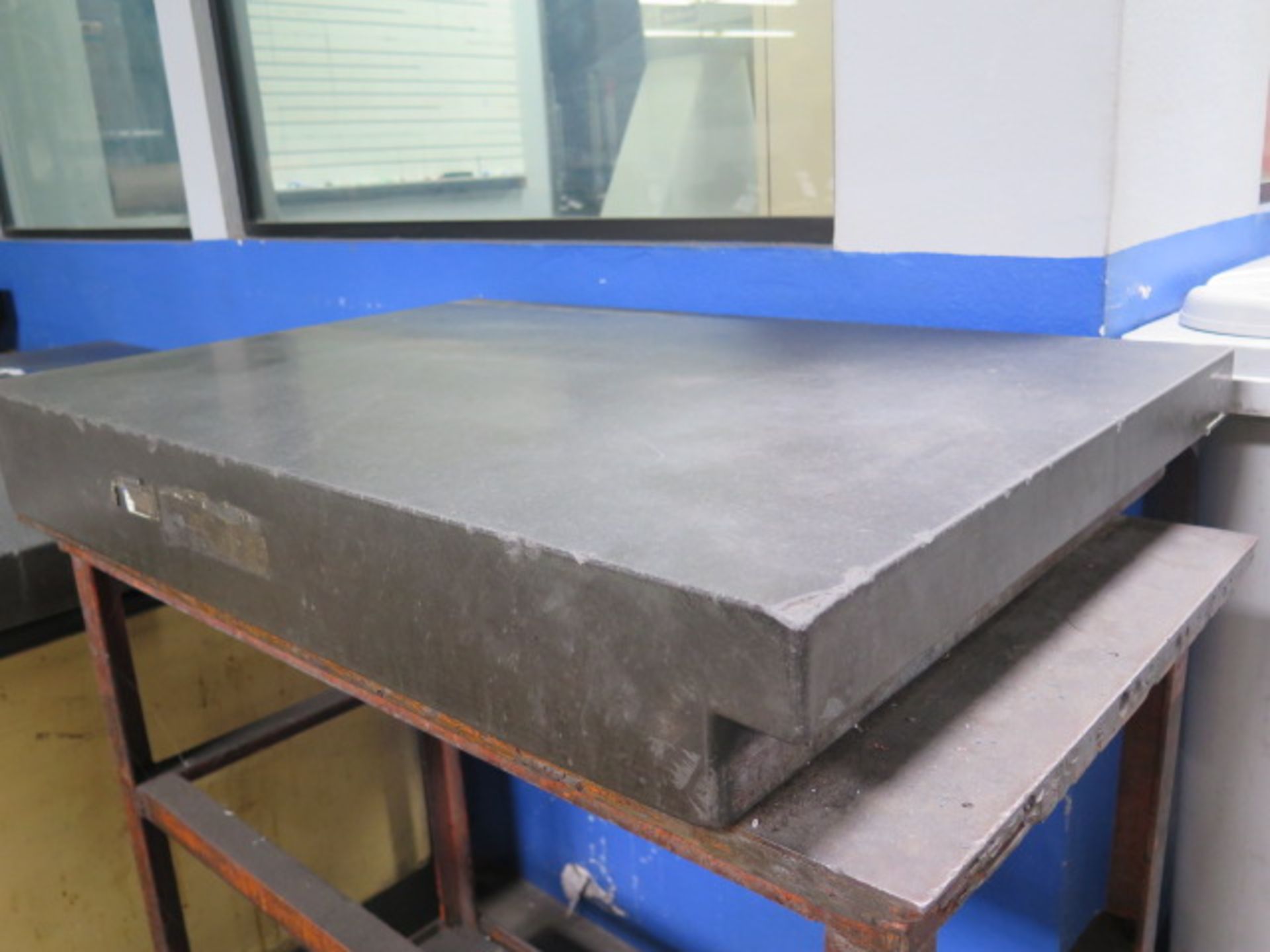 24” x 36” x 4 ½” 2-Ledge Granite Surface Plate w/ Rolling Stand (SOLD AS-IS - NO WARRANTY) - Image 3 of 4