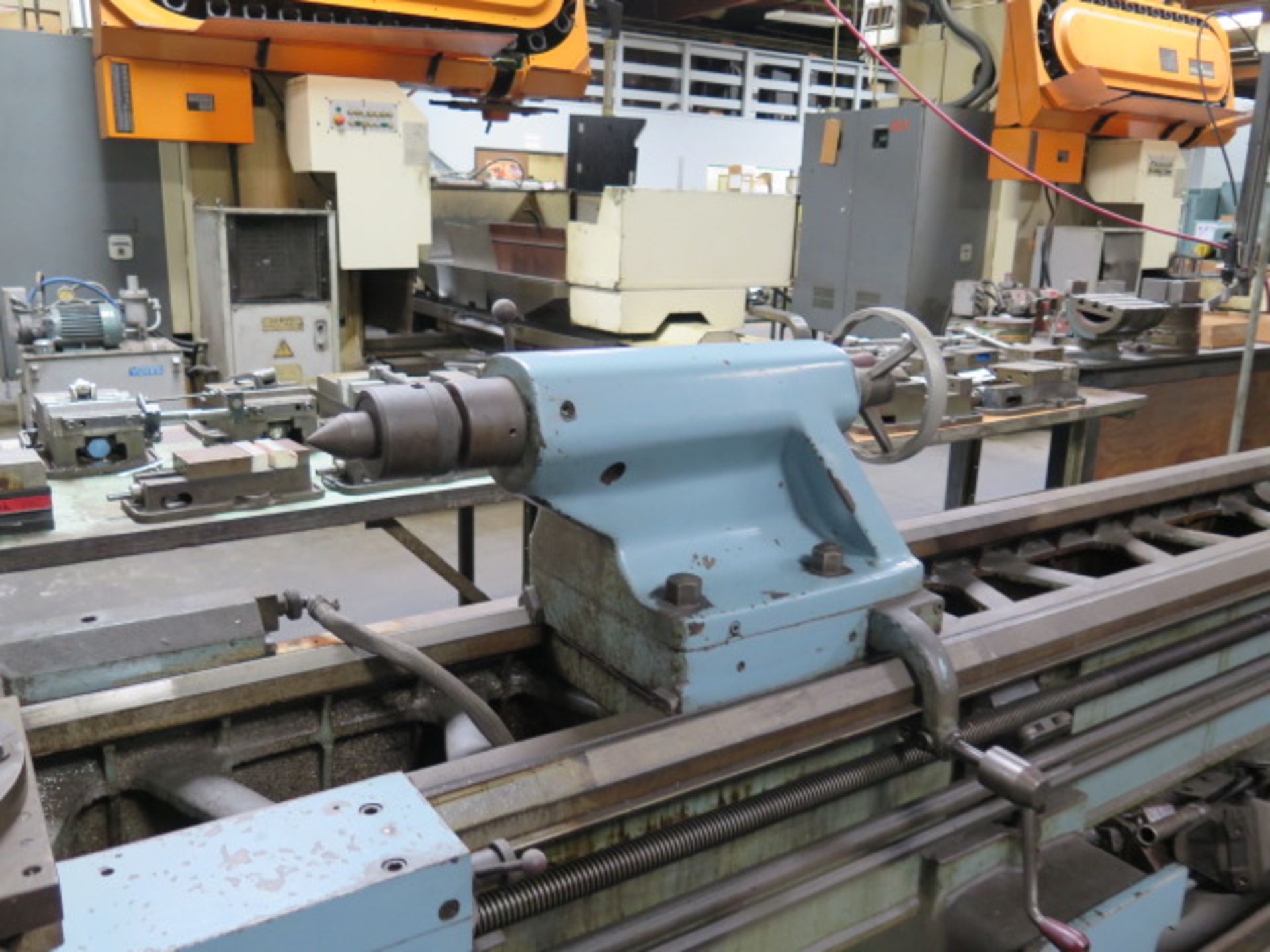 Cazeneuve HB725 26 ½” x 122” Geared Head Gap Bed Lathe w/ 14-1600 RPM, Inch/mm Threading, SOLD AS IS - Image 8 of 11